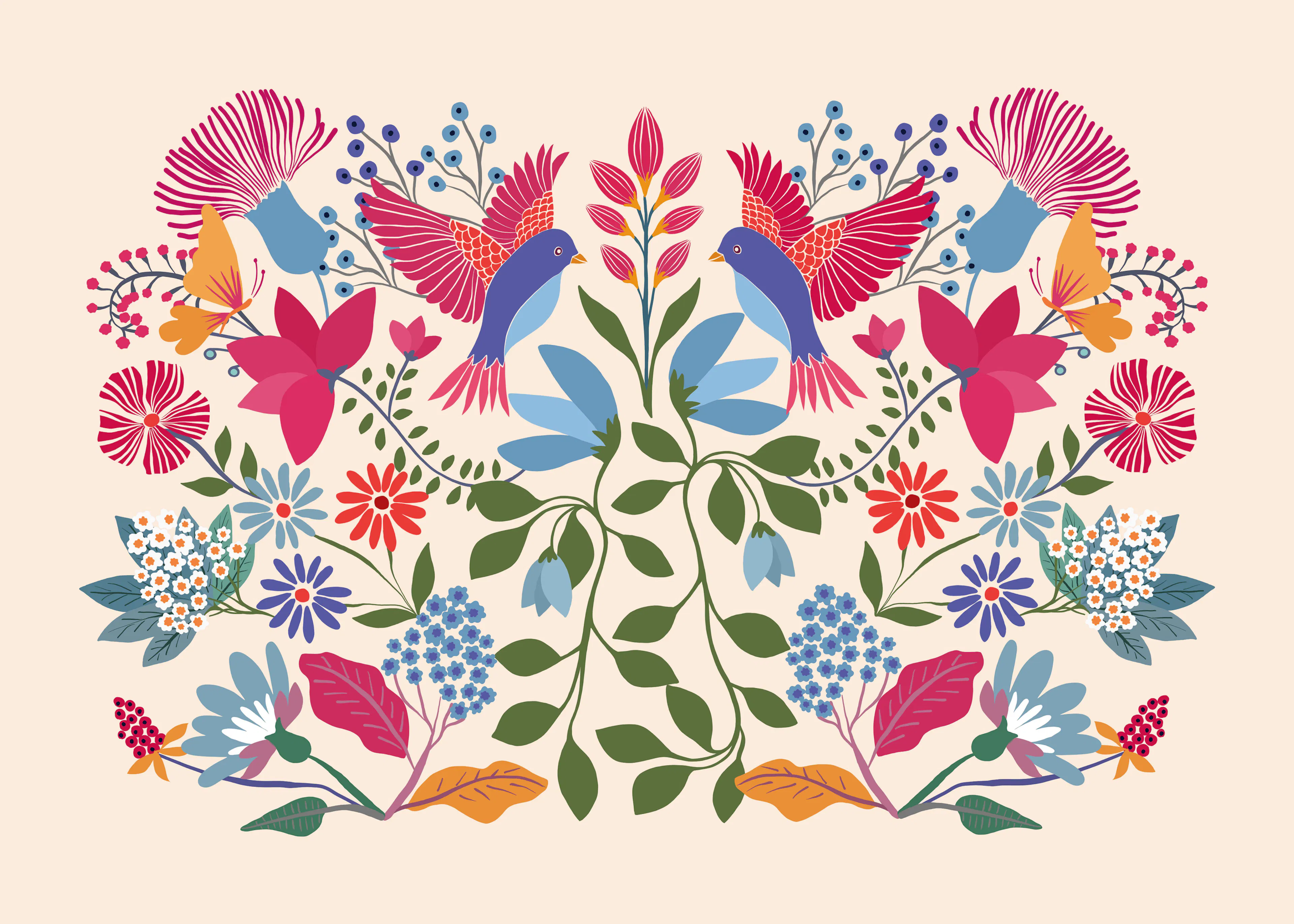 Harmonie Florale Rose Poster 0