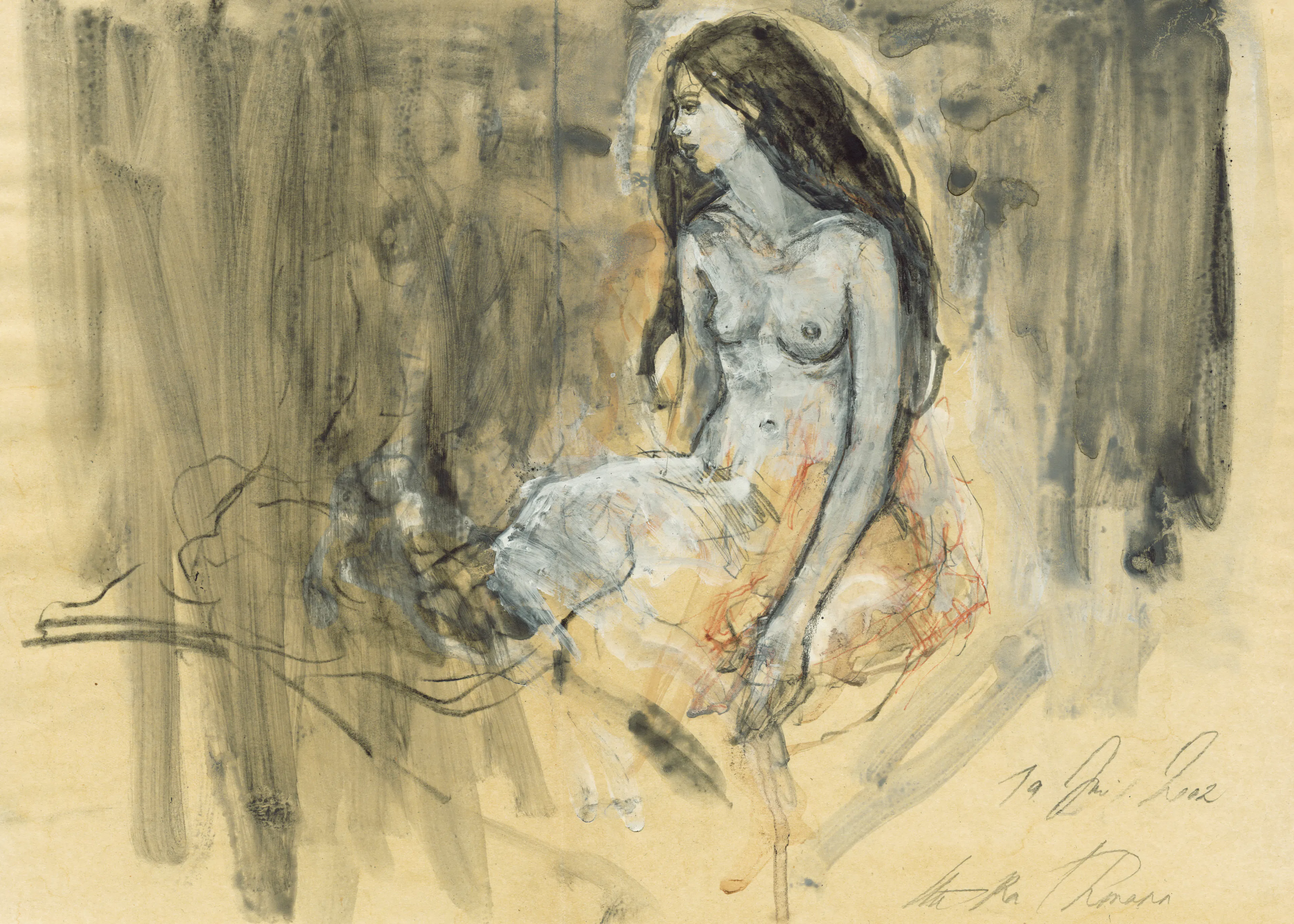 Beige Élégant Nude Poster 0