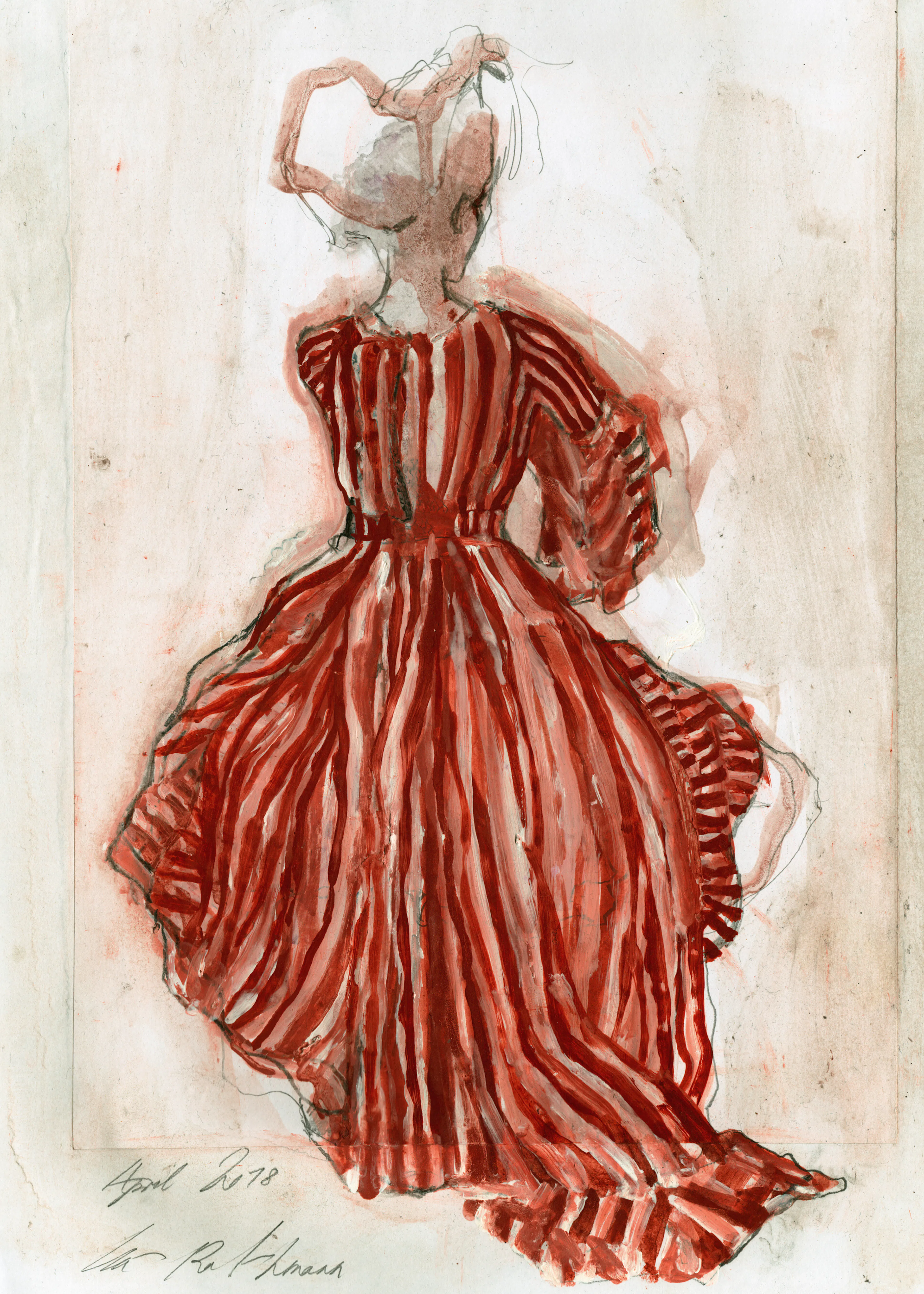 Classic Red Vintage Elegance Poster 0