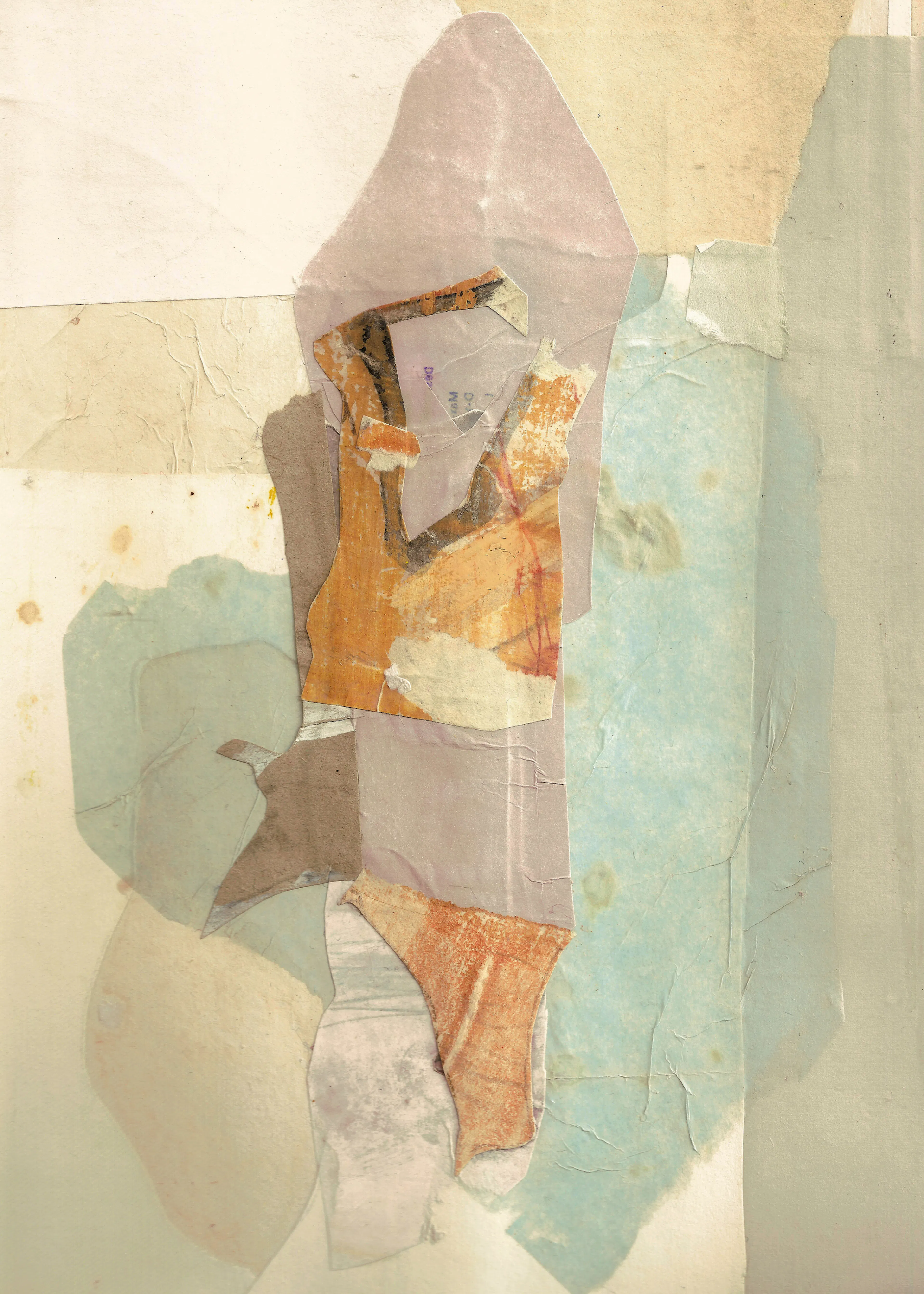 Strati Astratti Beige Poster 0