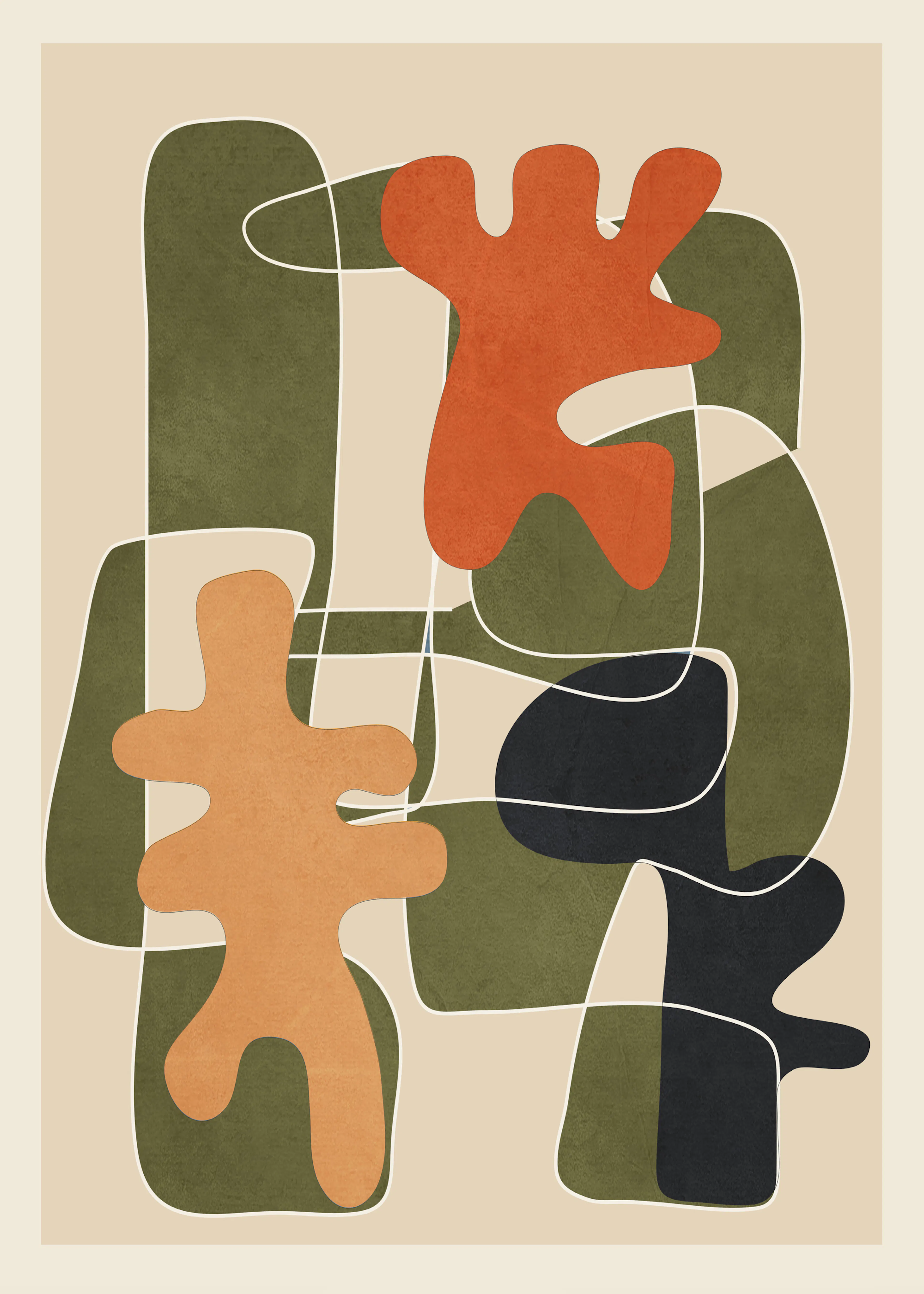 Abstract Shapes Poster 0