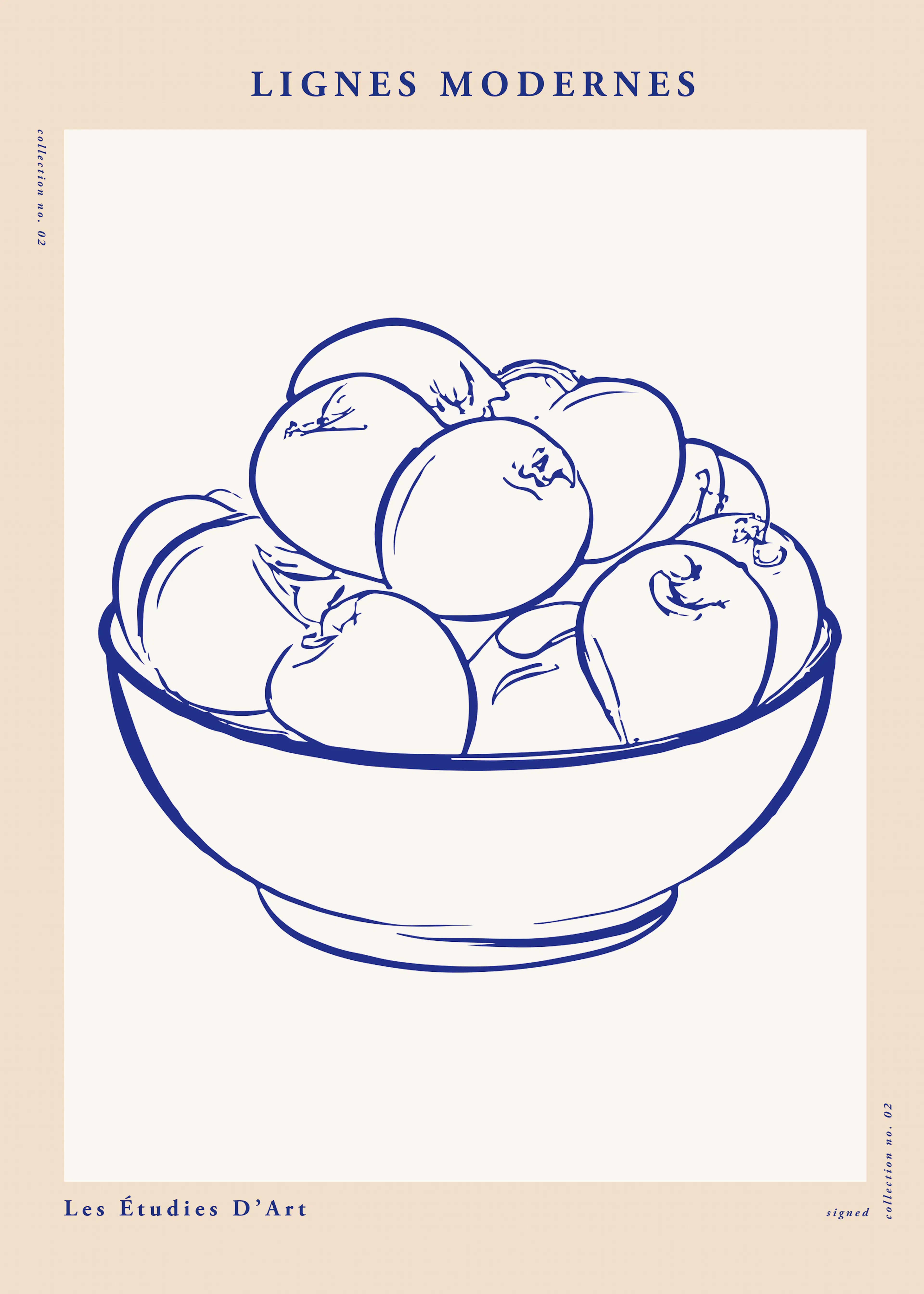 Blue Apples Poster 0