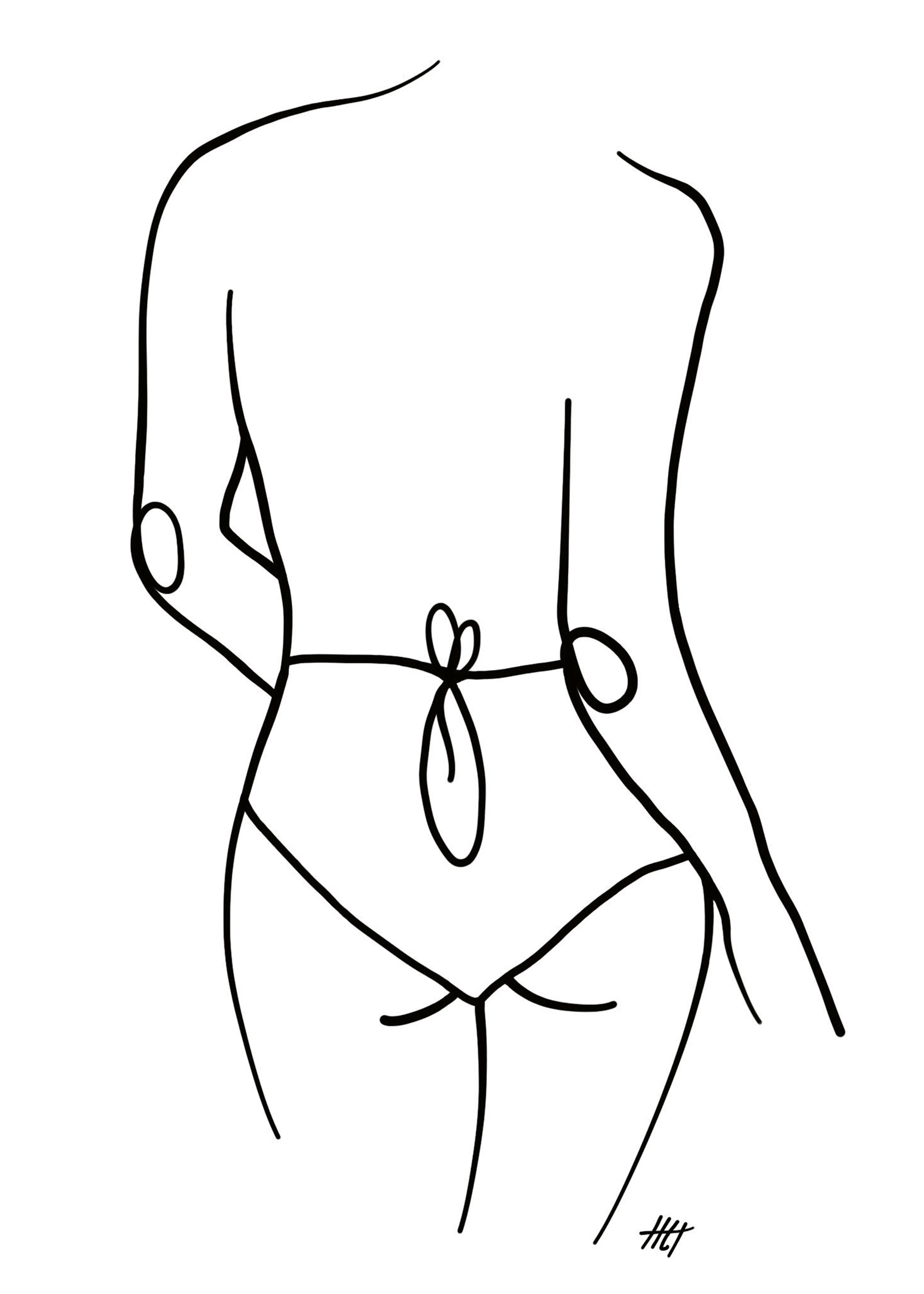 Silhouette Minimaliste Poster 0