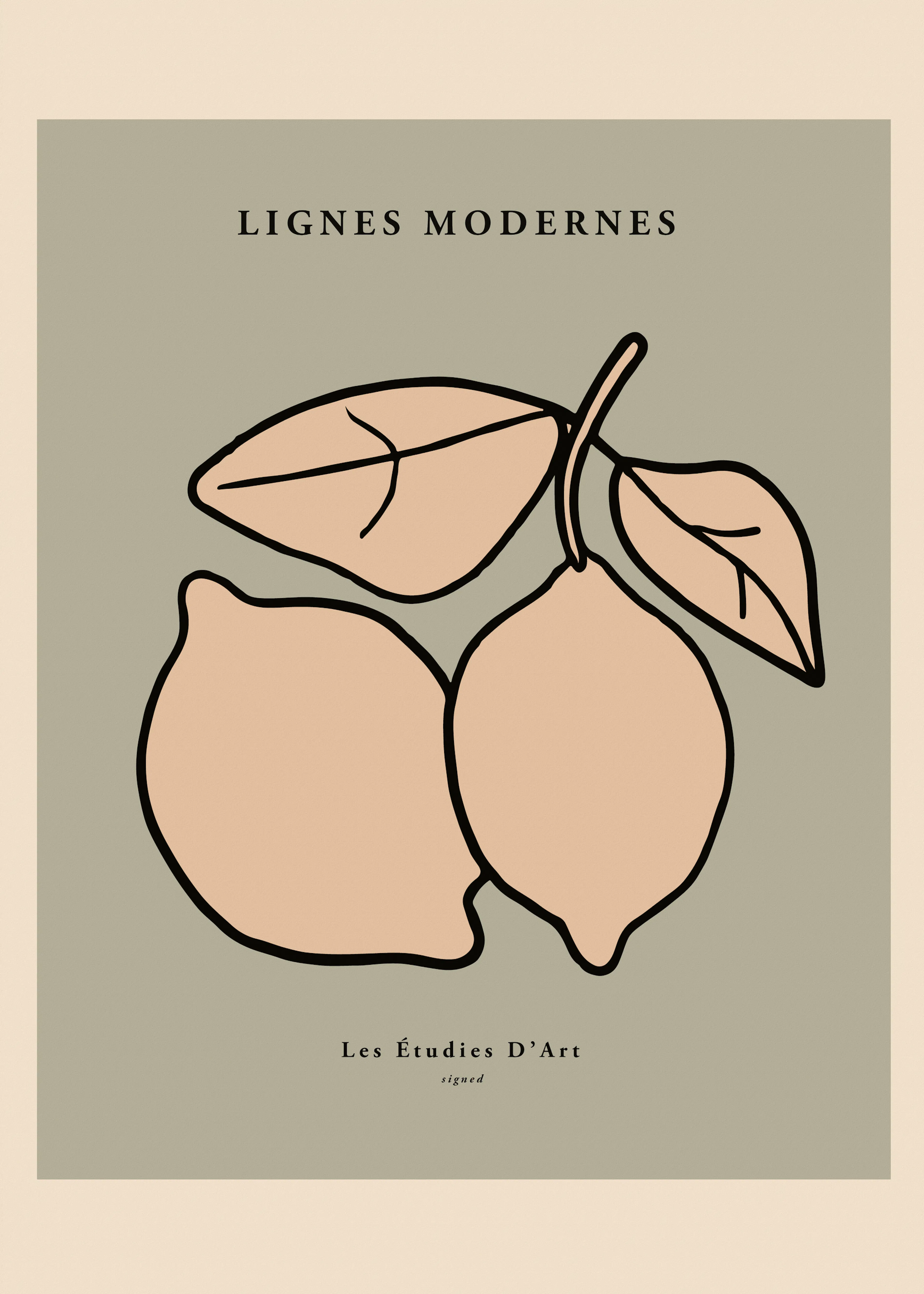 Citrons Modernes Poster 0