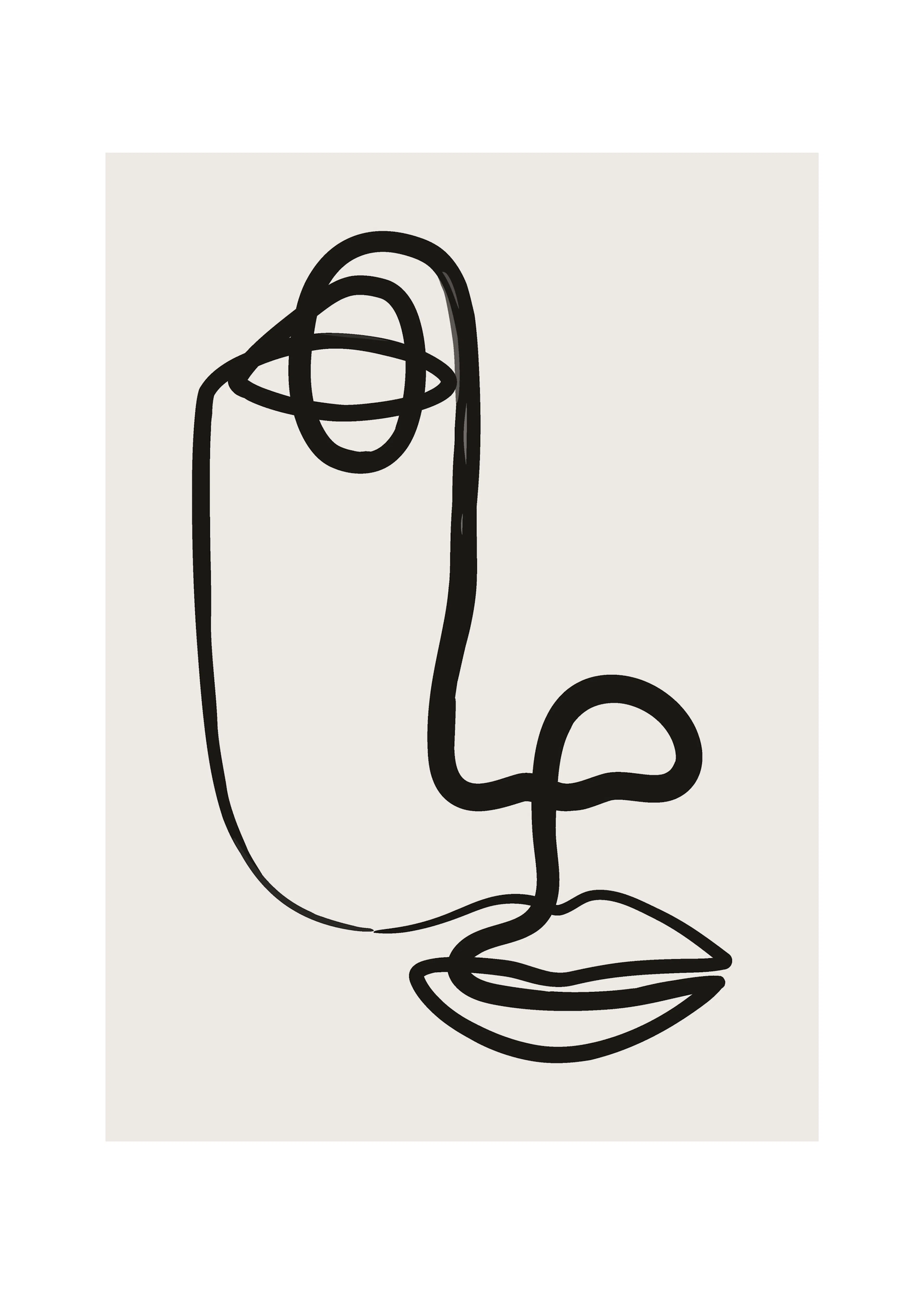 Ligne Minimaliste Poster 0