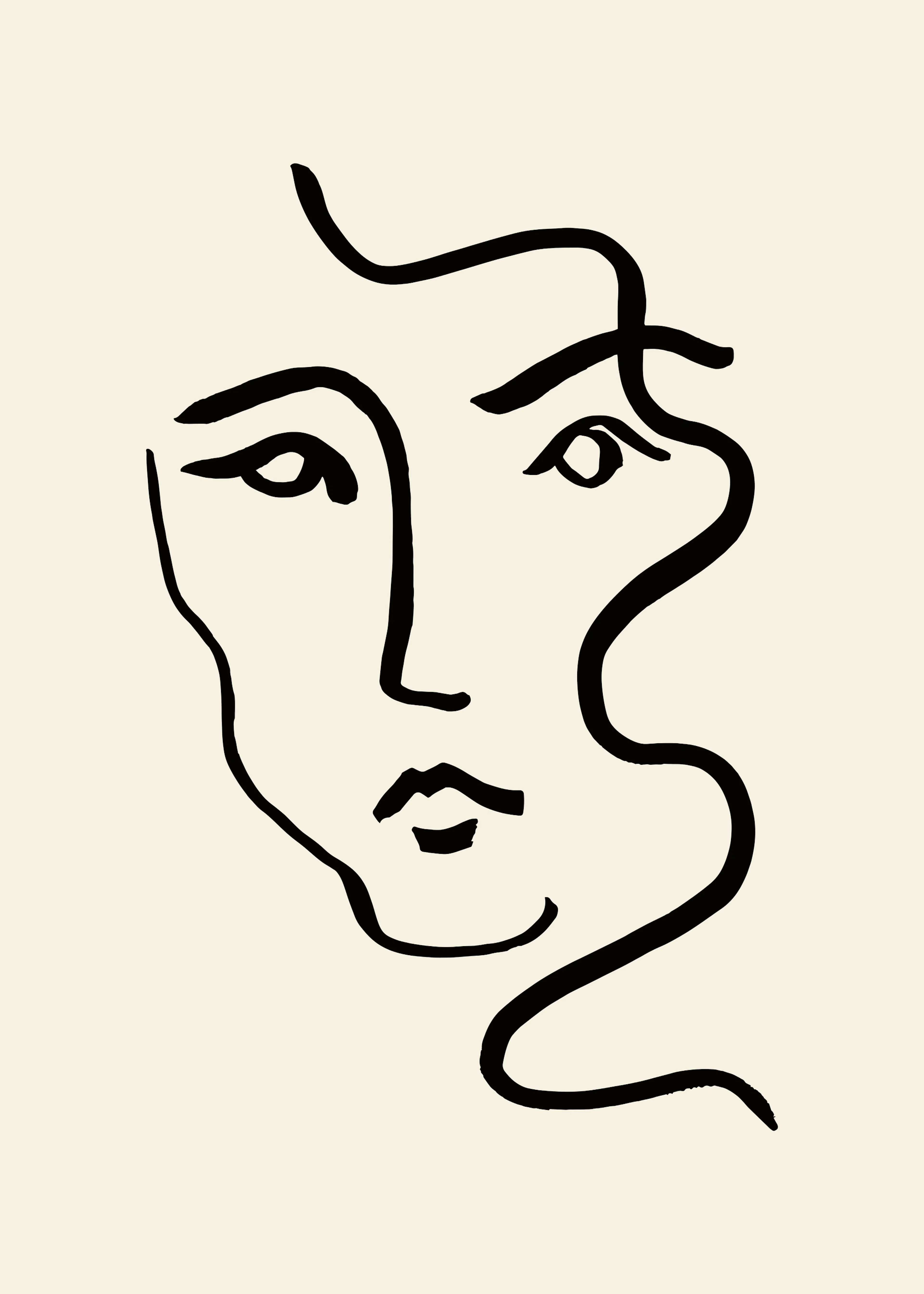Minimalist Beige Abstract Elegance Poster 0