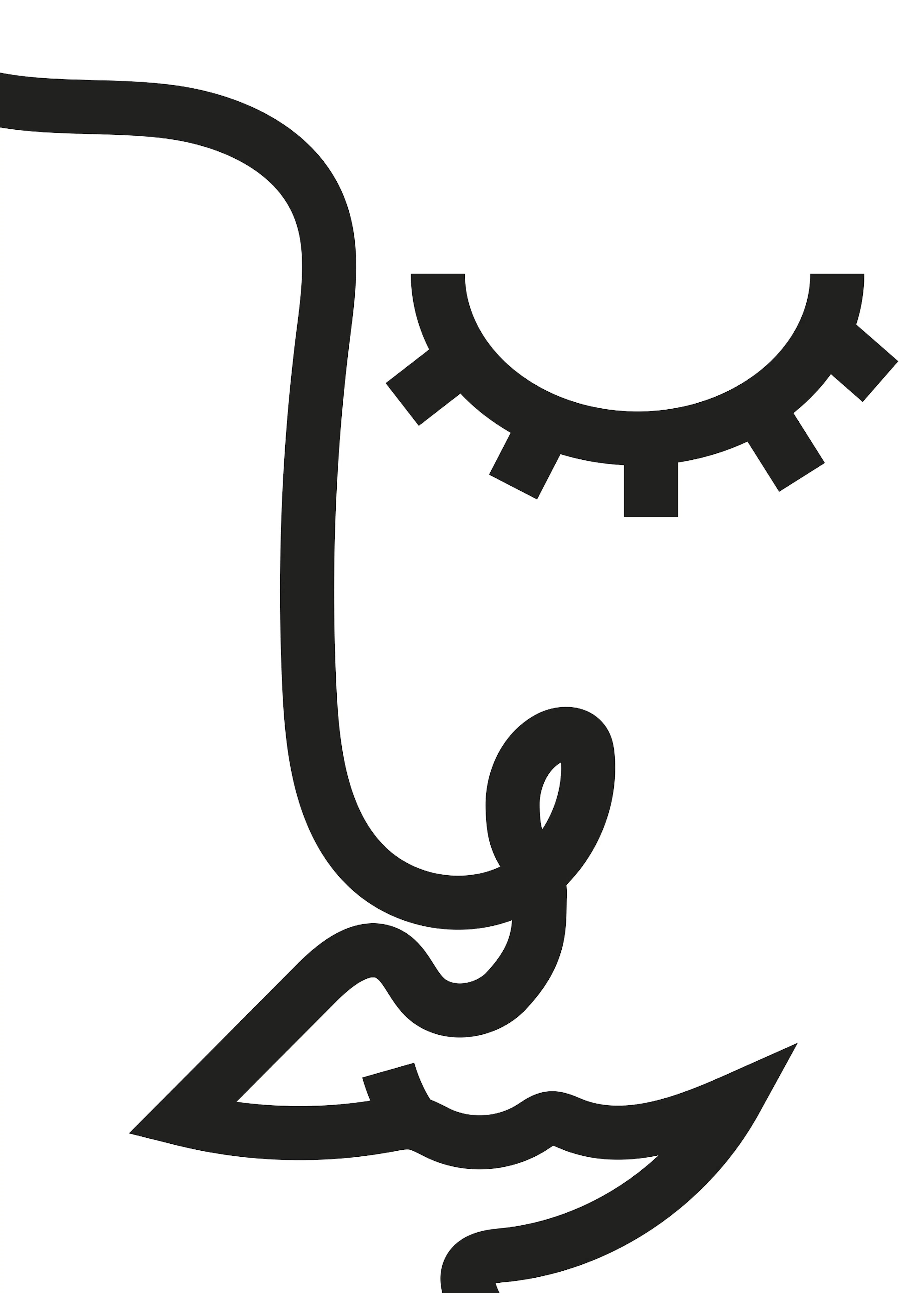 Minimalist Face Poster 0