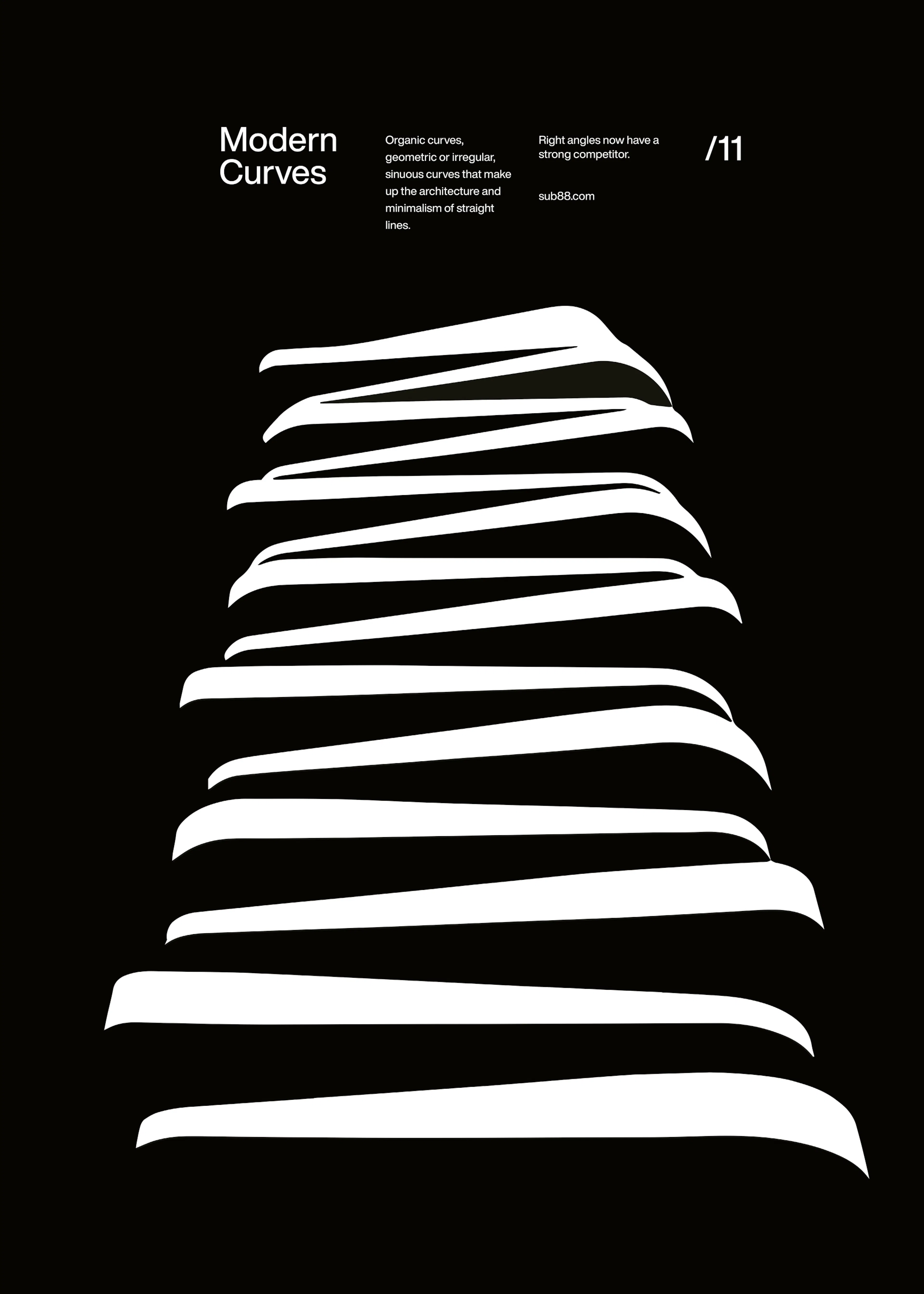 Curve Moderne Poster 0