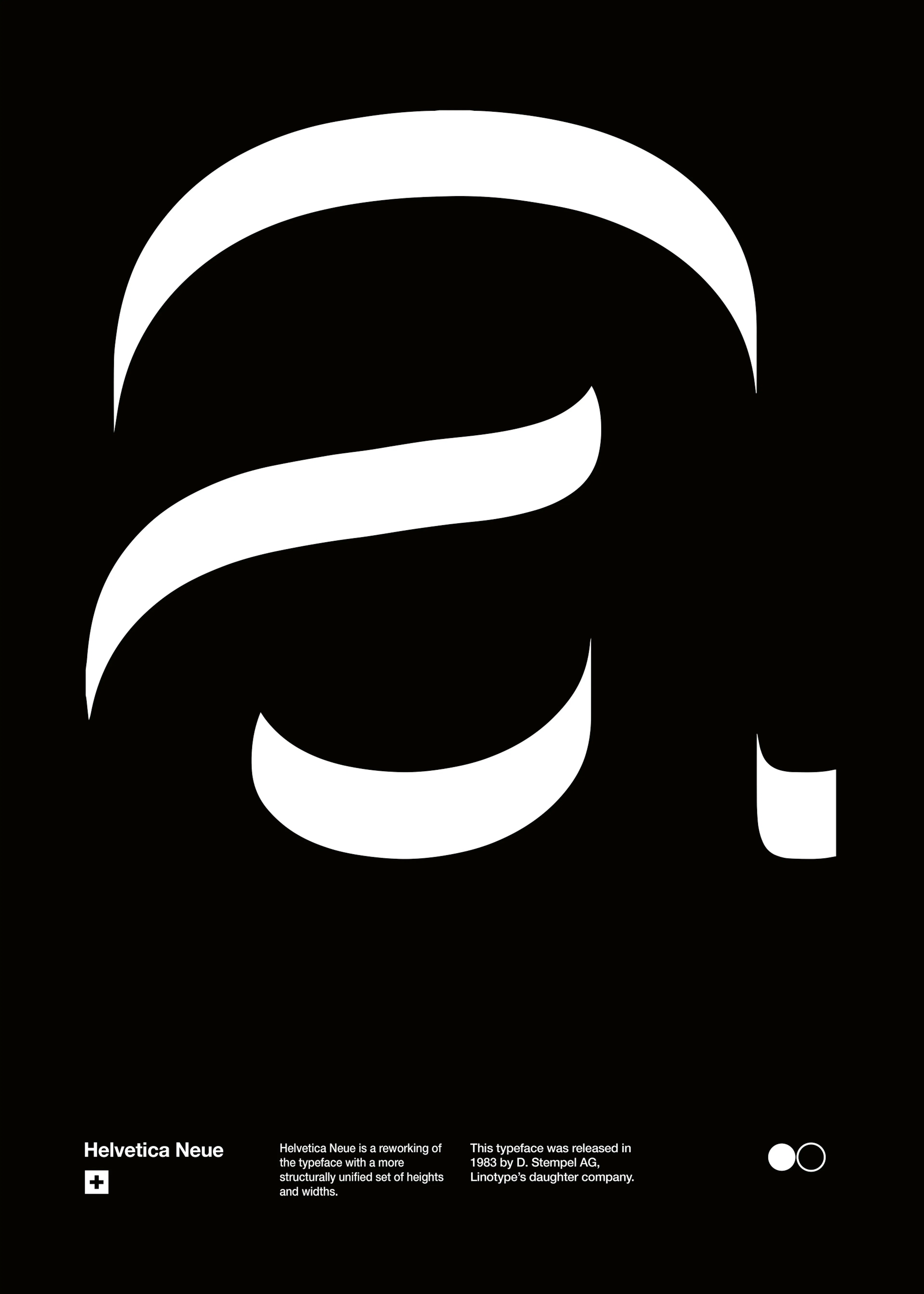 White Modern Minimalism Poster 0