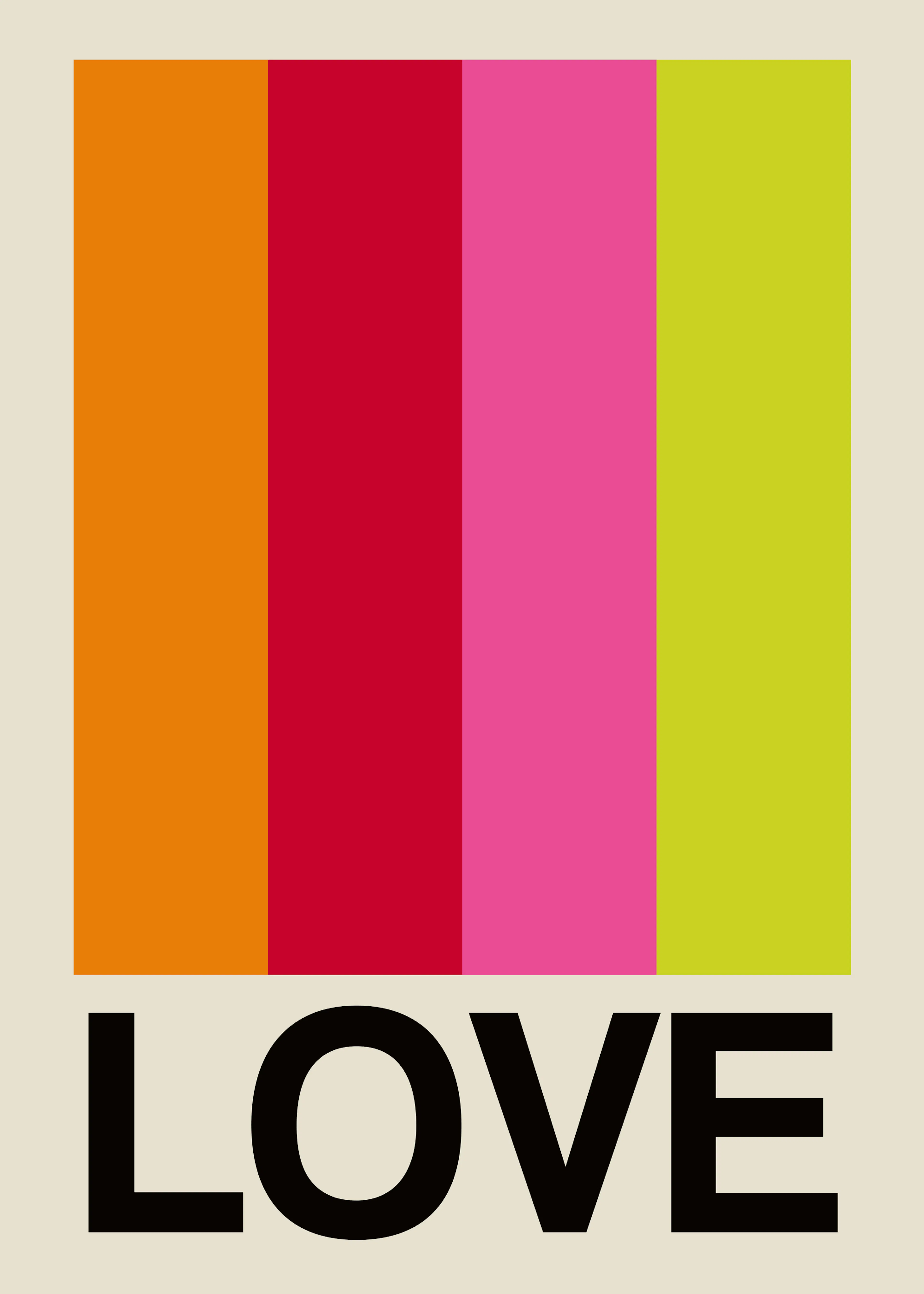 Colorful Love Poster 0