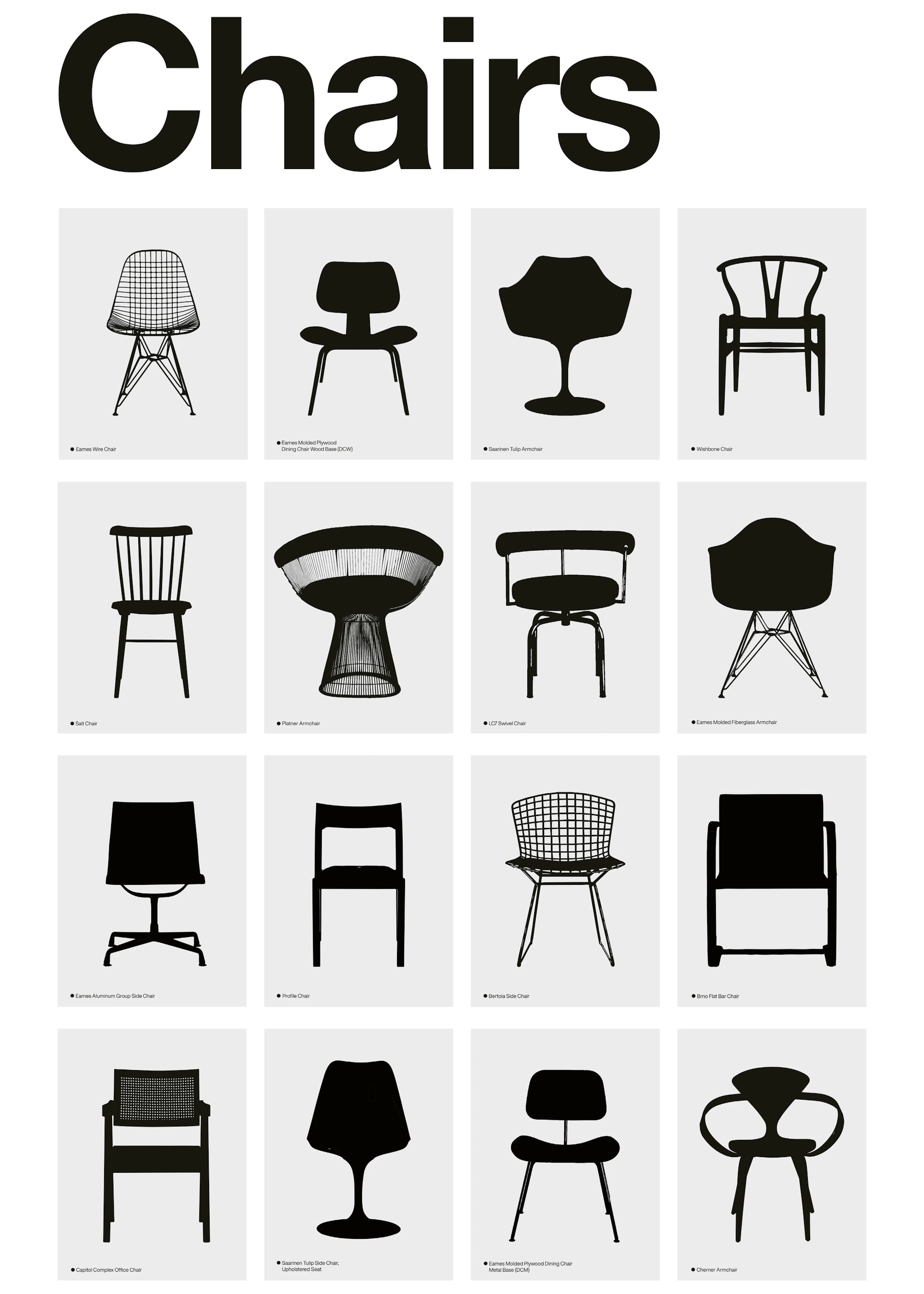 Styles de Chaises Poster 0