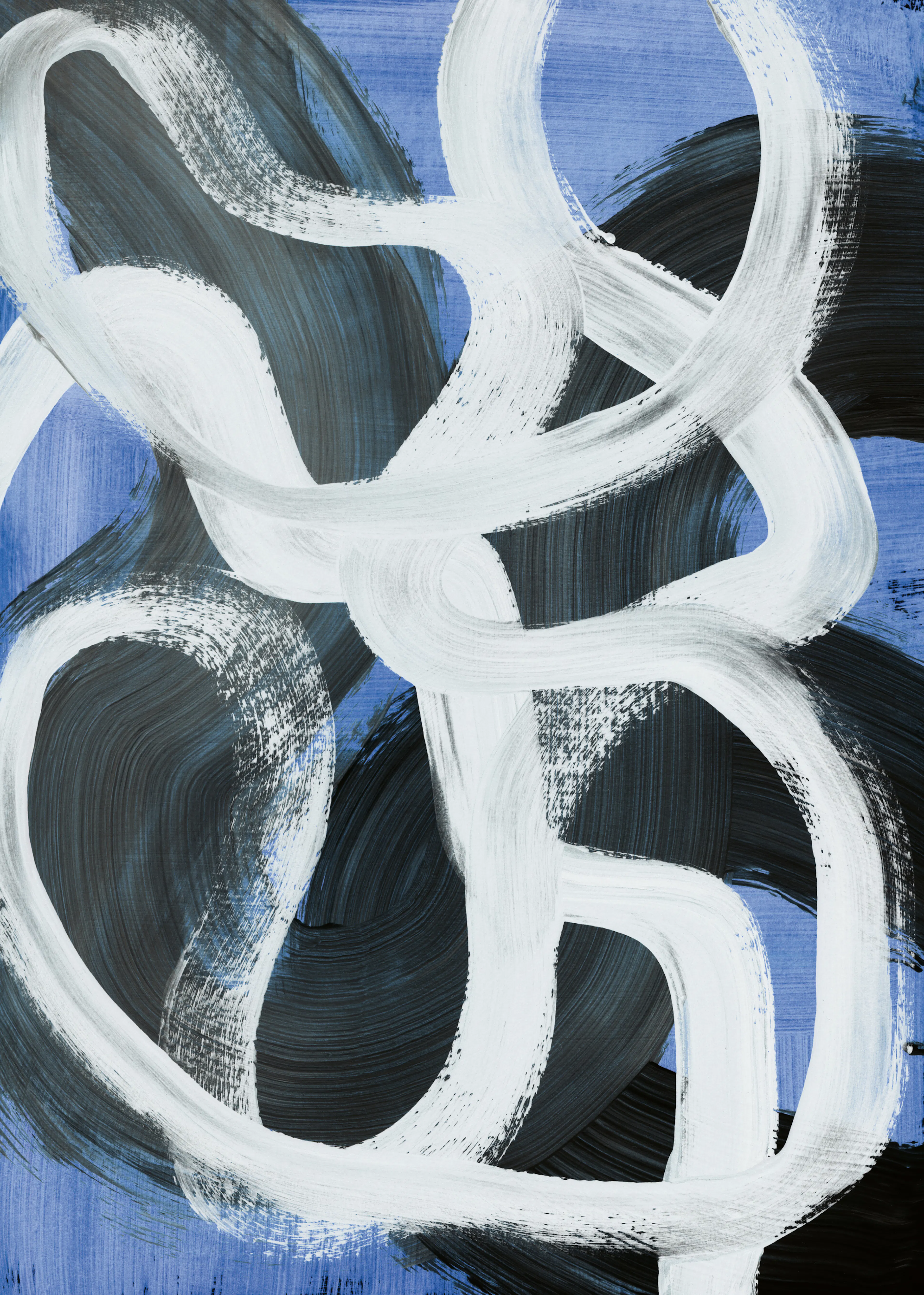 Blue Swirl Poster 0