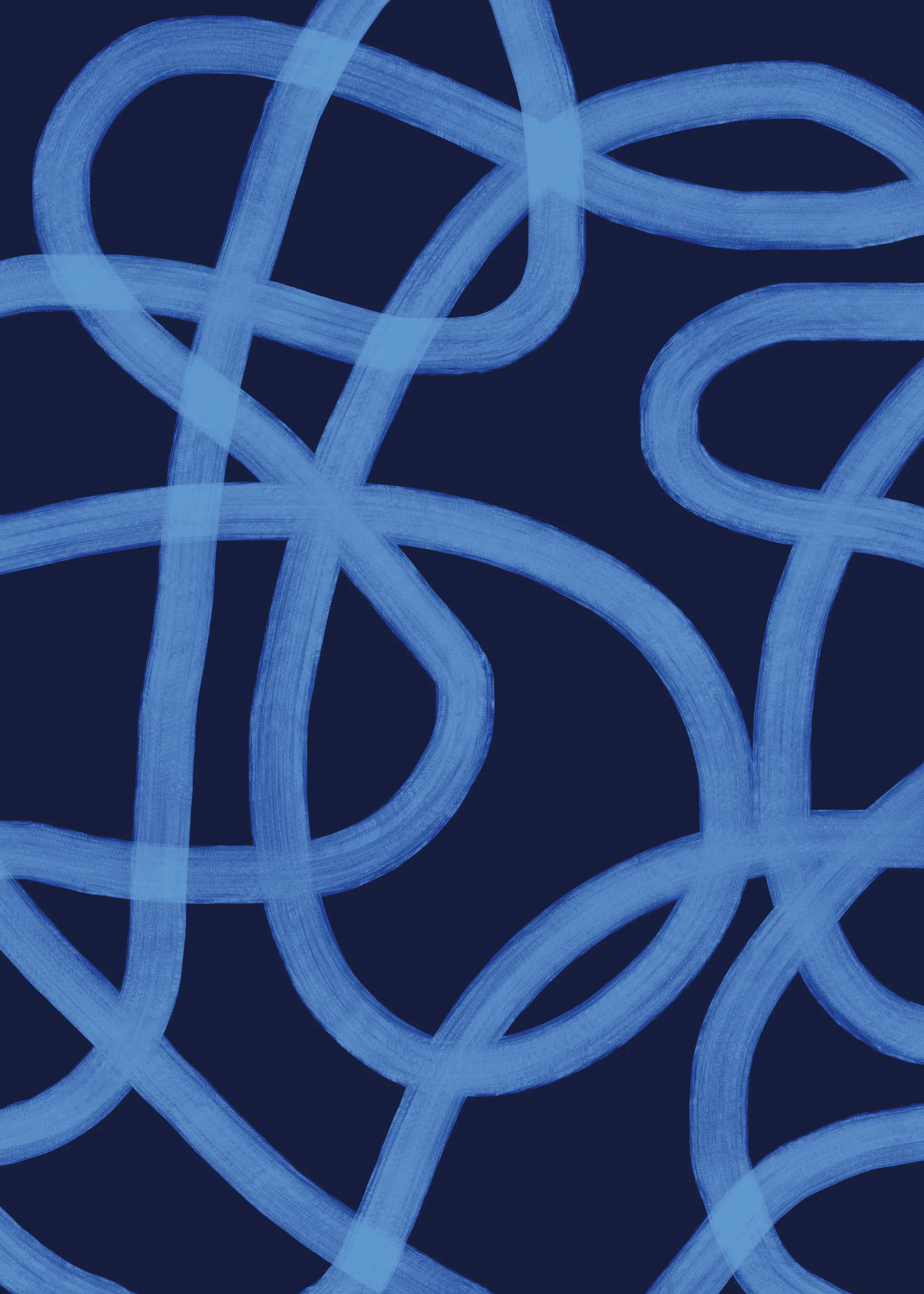 Blue Maze Poster 0