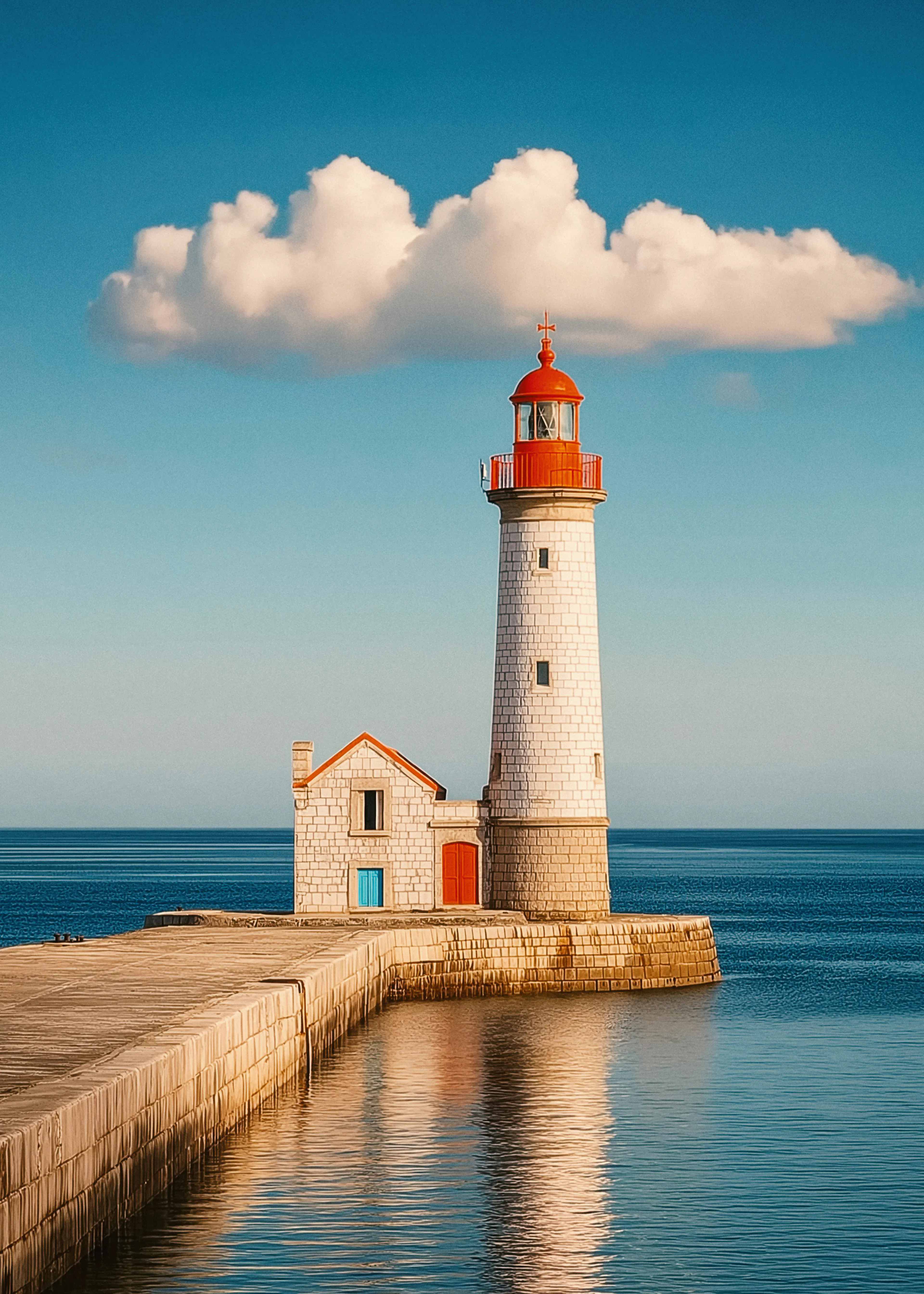 Faro Costiero Rosso Poster 0