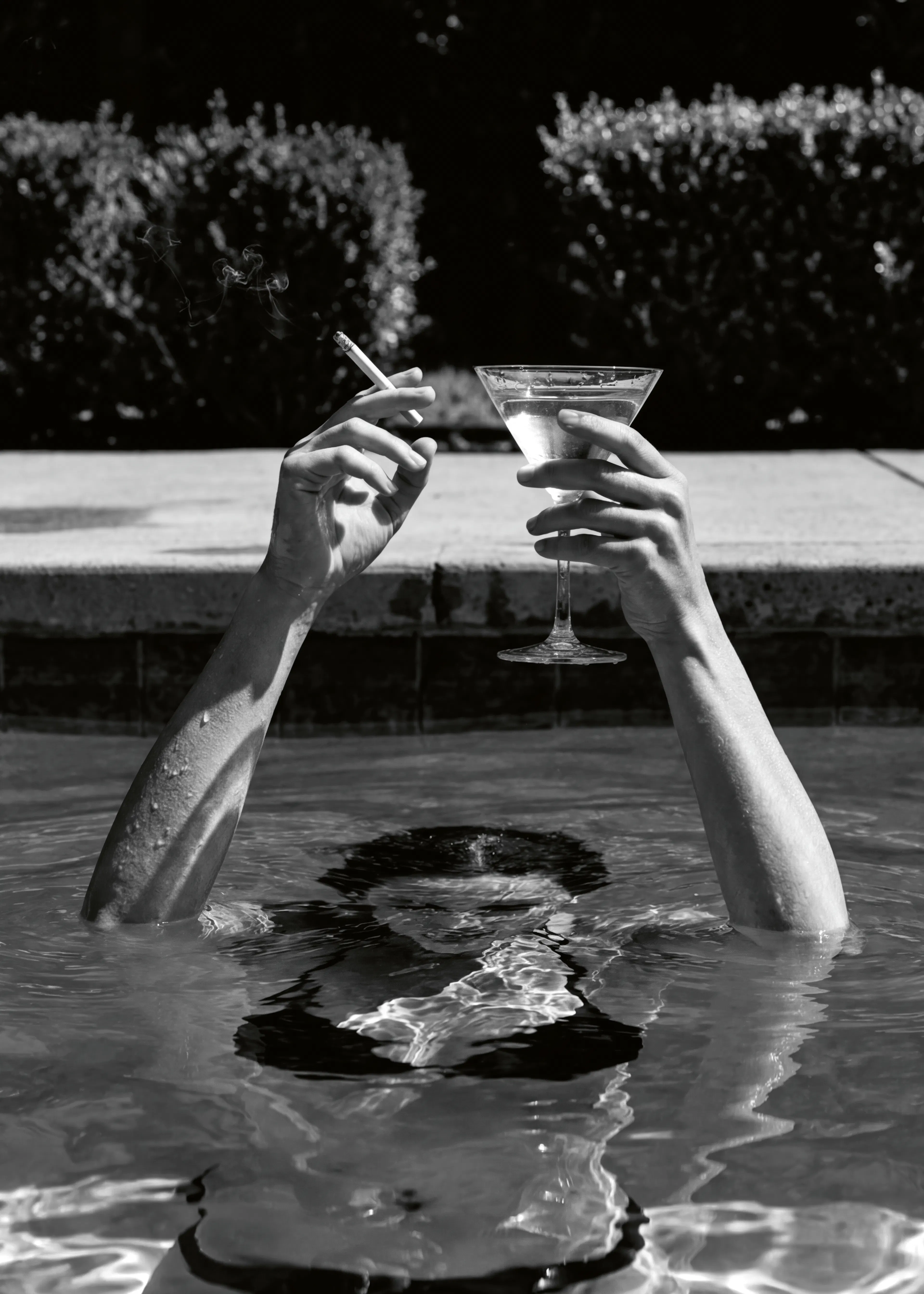 Blue Pool Serenity Poster 0