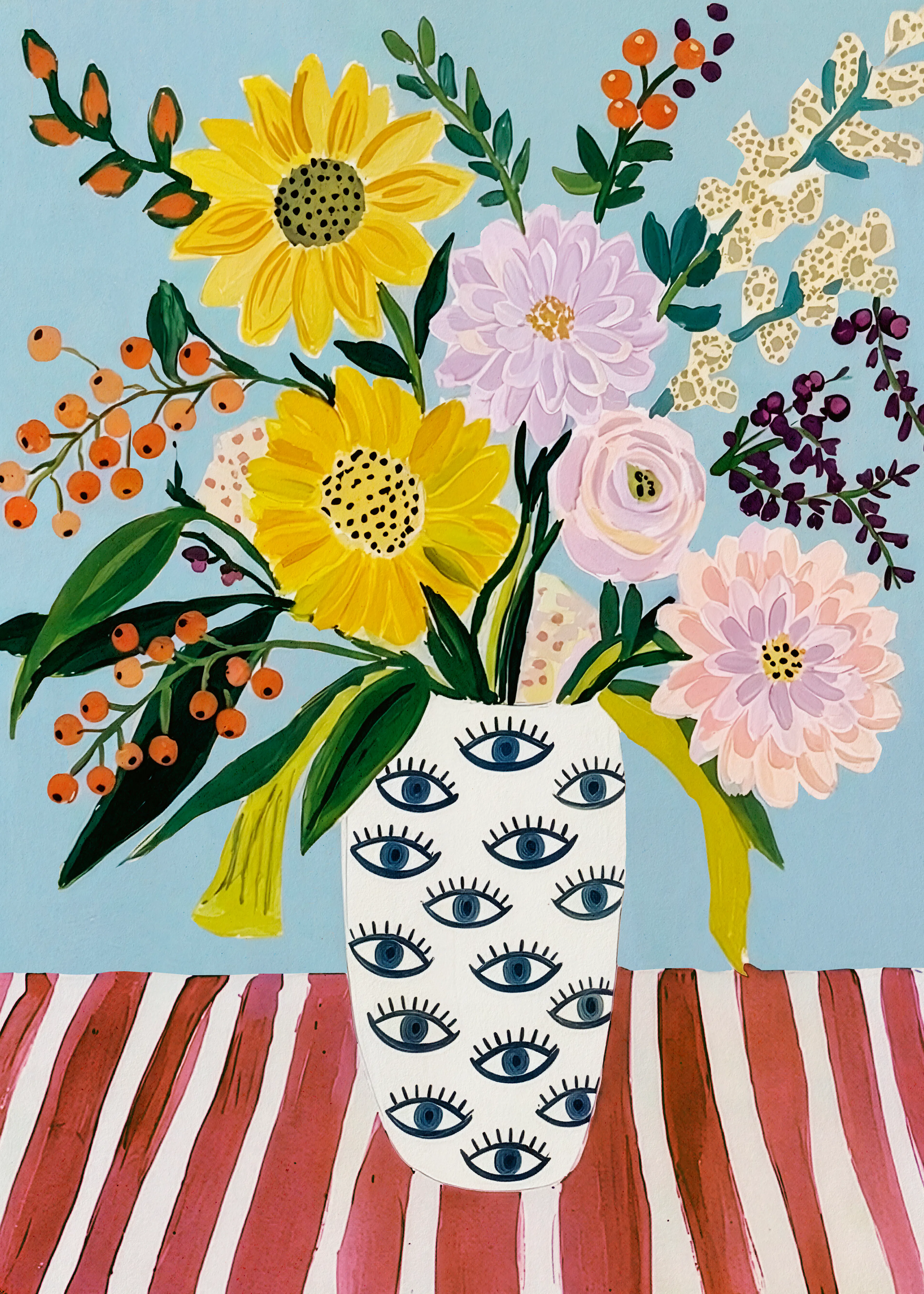 Eye-Catching Bouquet Poster 0