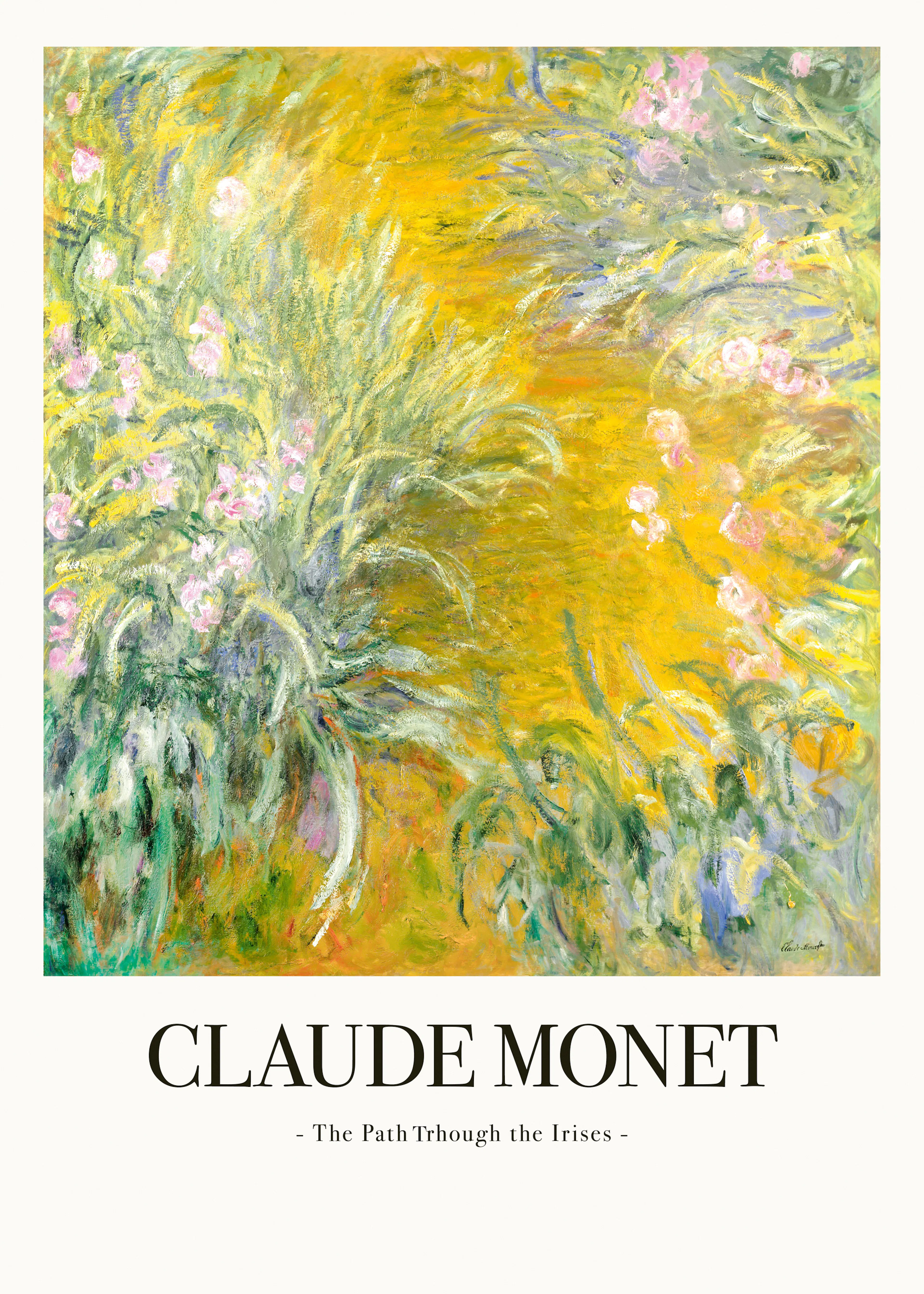Monet Garden Poster 0