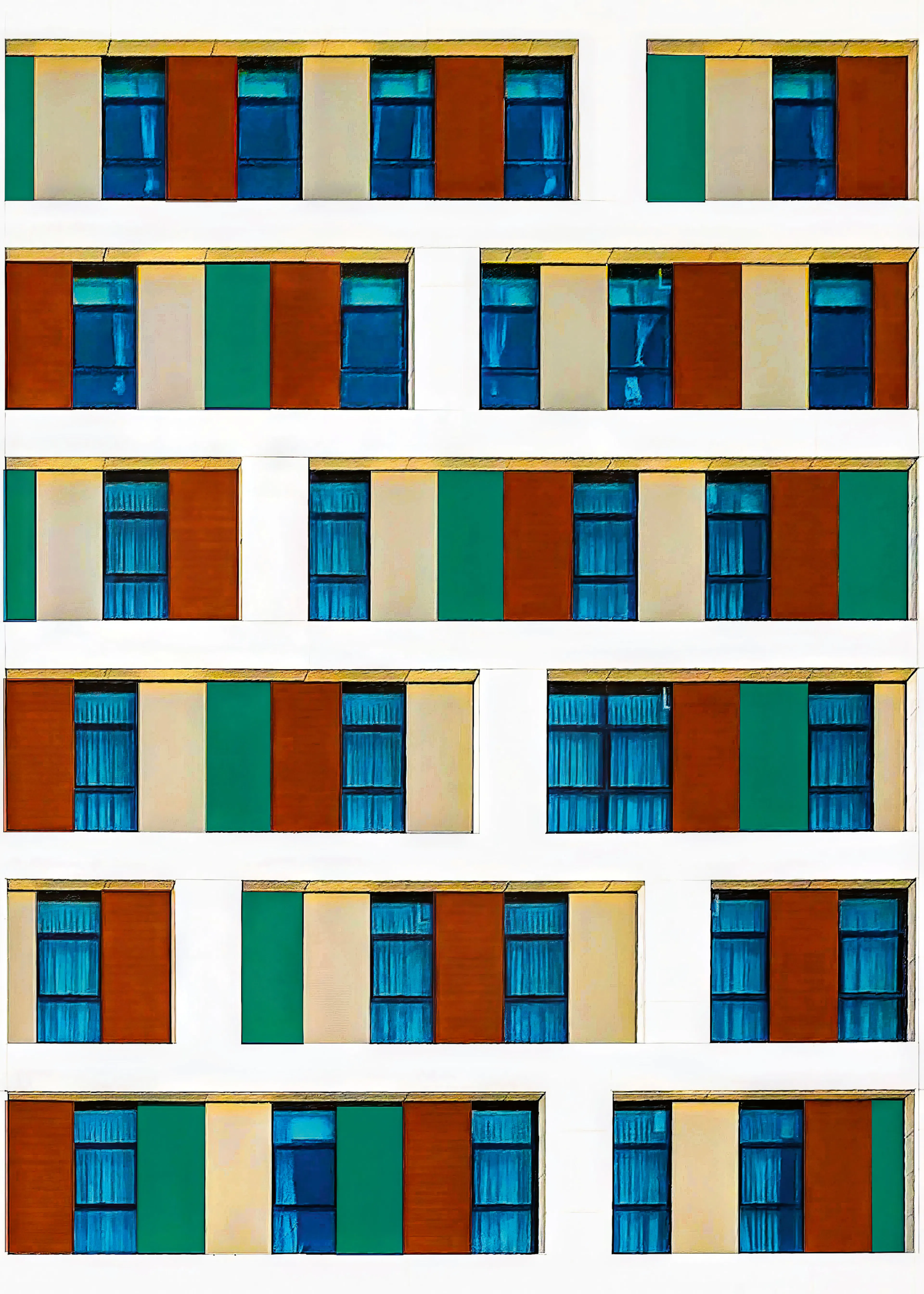 Portes Colorées Poster 0