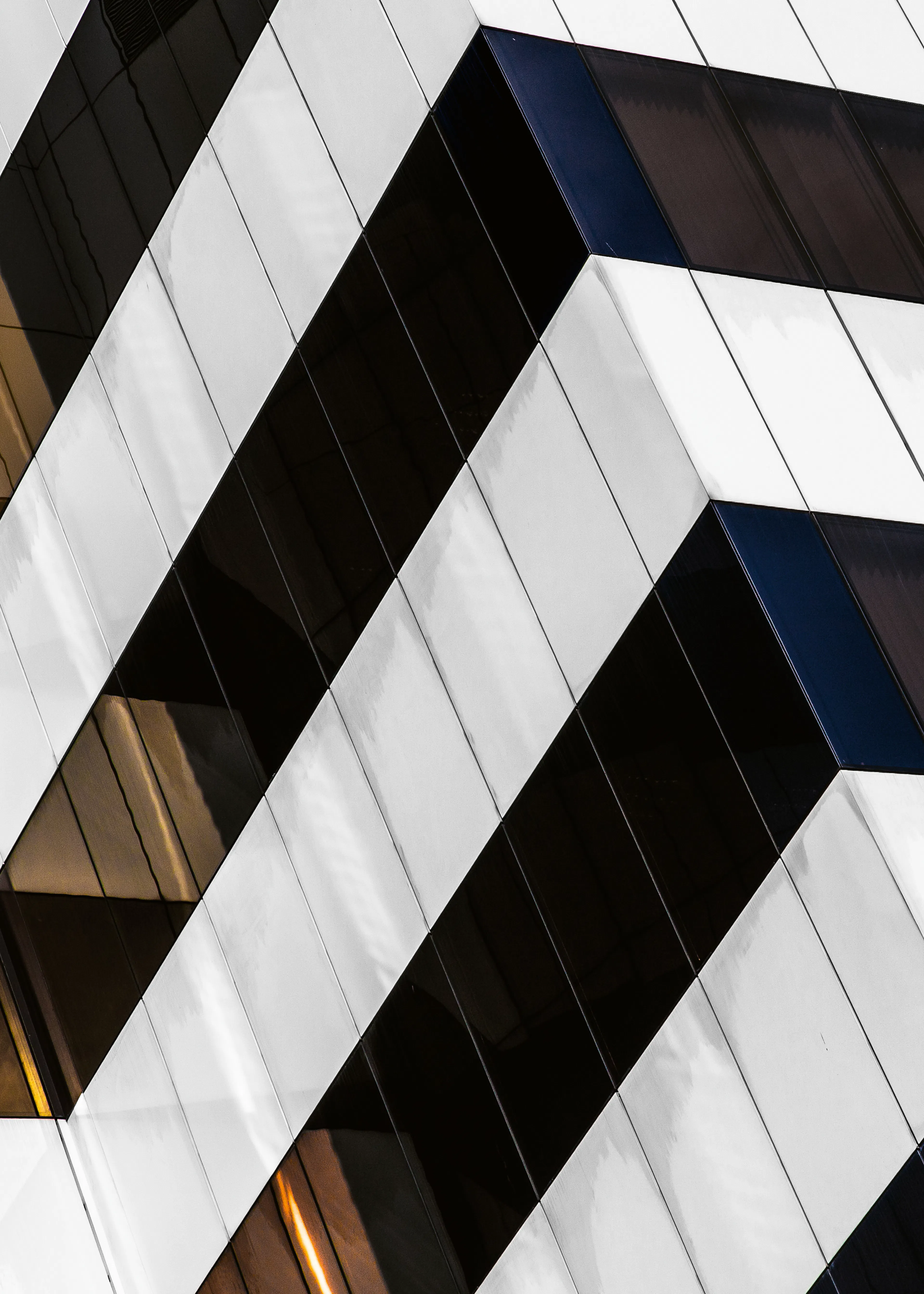 Black Modern Geometry Poster 0