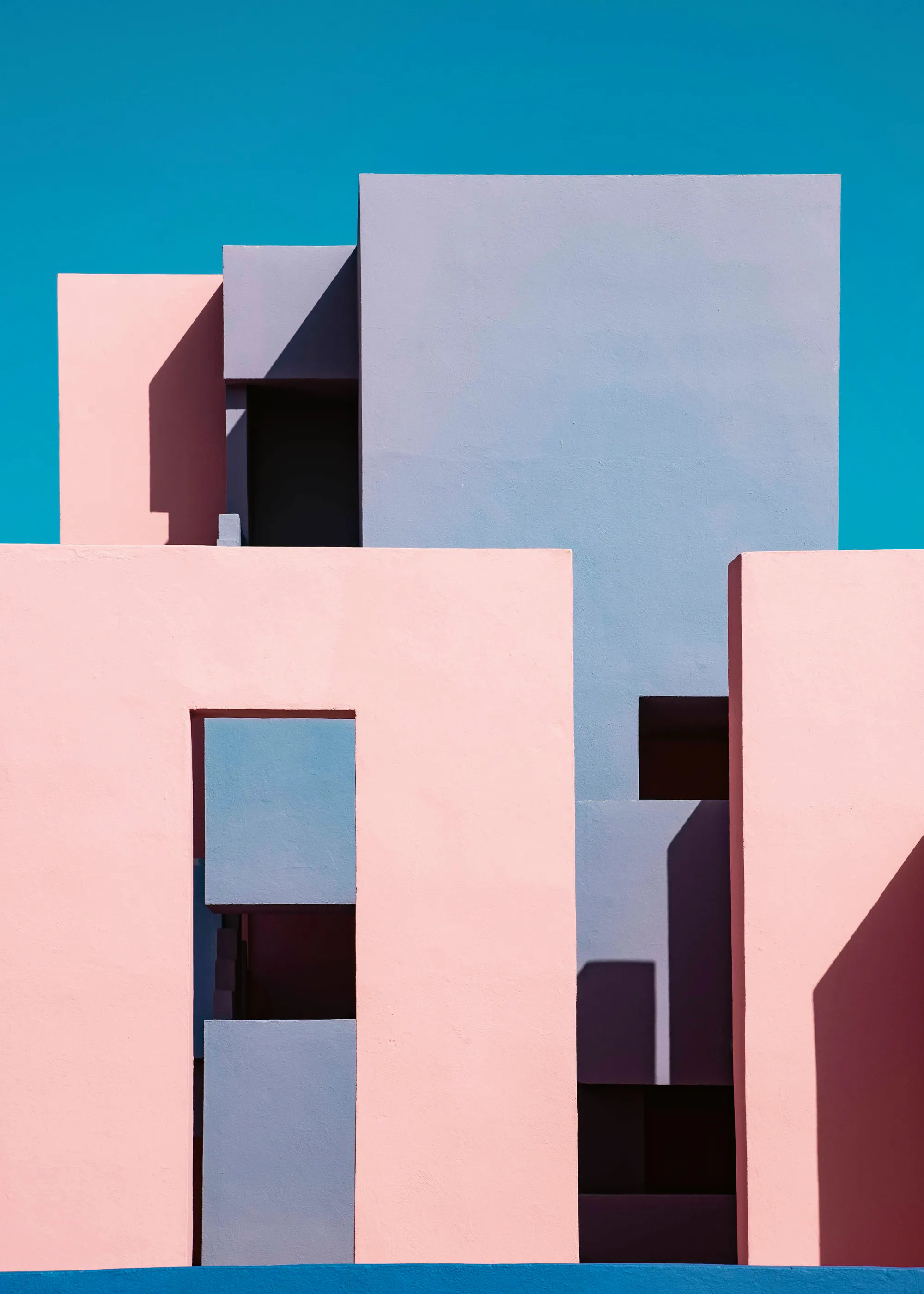 Pink Modern Geometry Poster 0