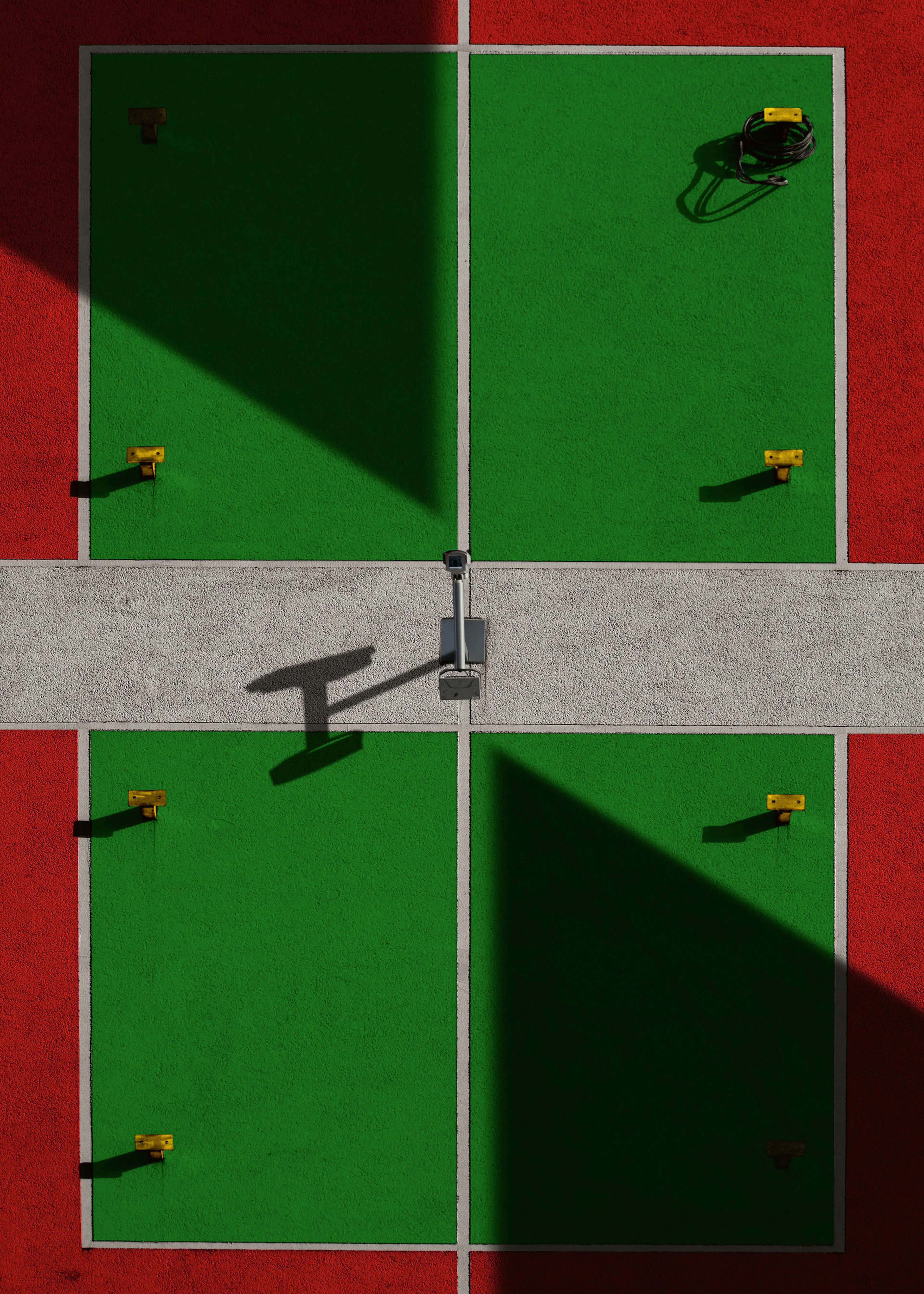 Groene Tennisbaan Poster 0