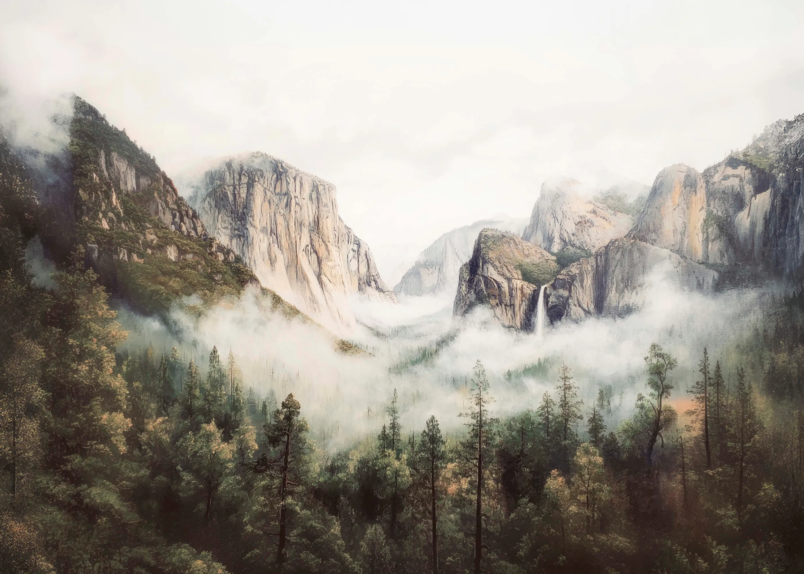 Stunning Breathtaking Majestic Green Mountain Serenity Poster 0