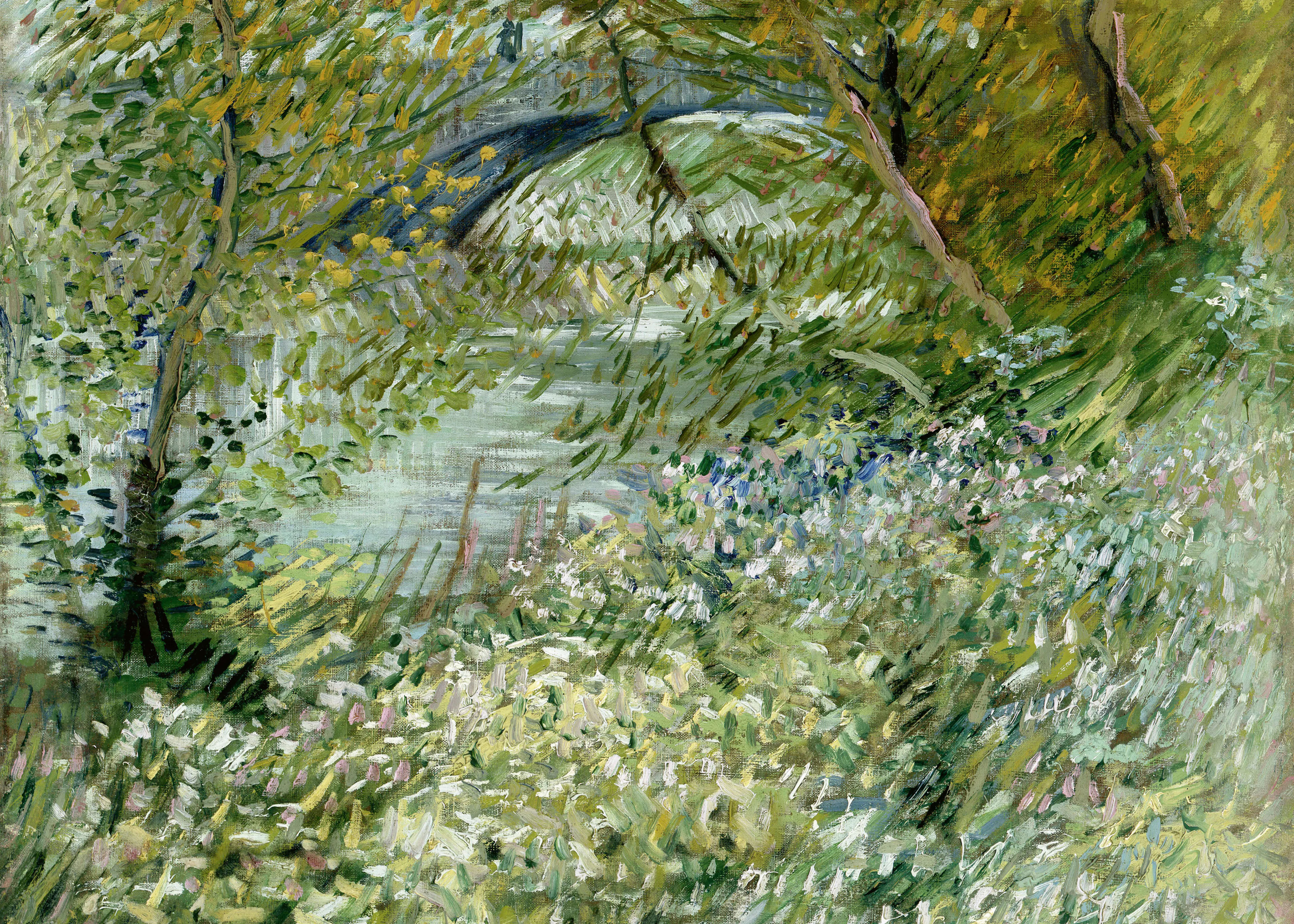 Lush Tranquil Green Serene Landscape Poster 0