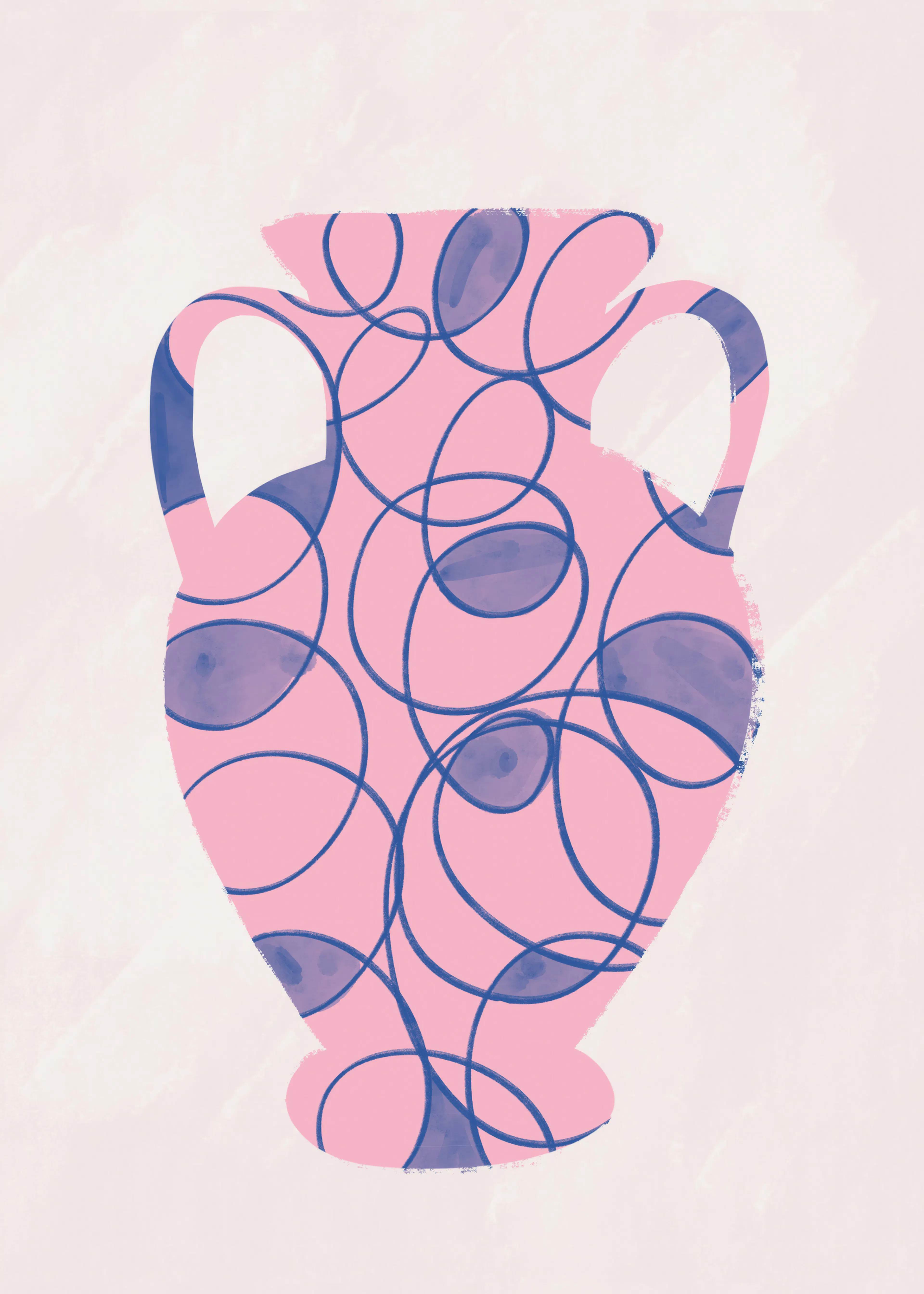 Abstract Vase Poster 0