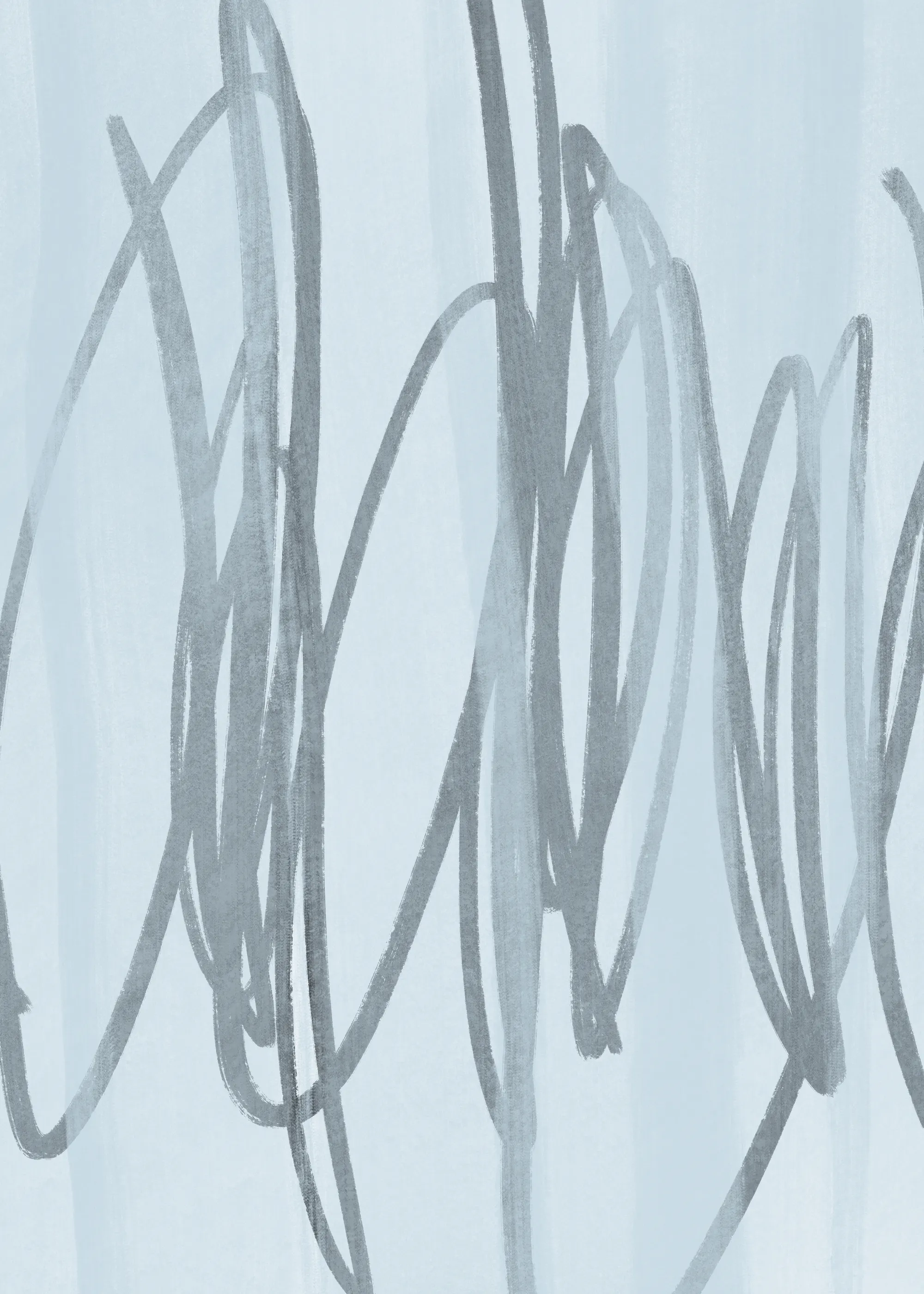 Abstract Scribbles Poster 0