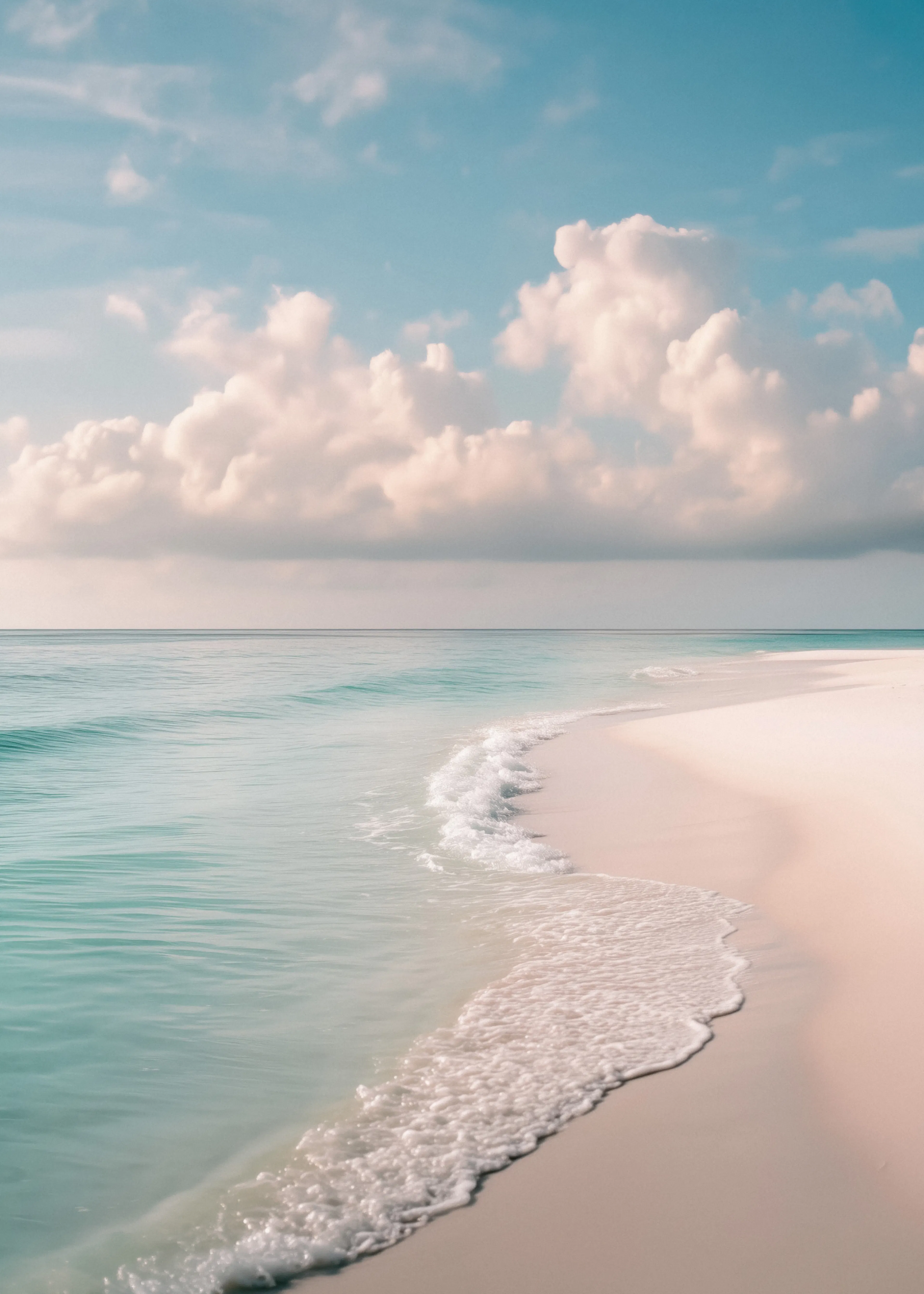 Paysage de Plage Serein Poster 0