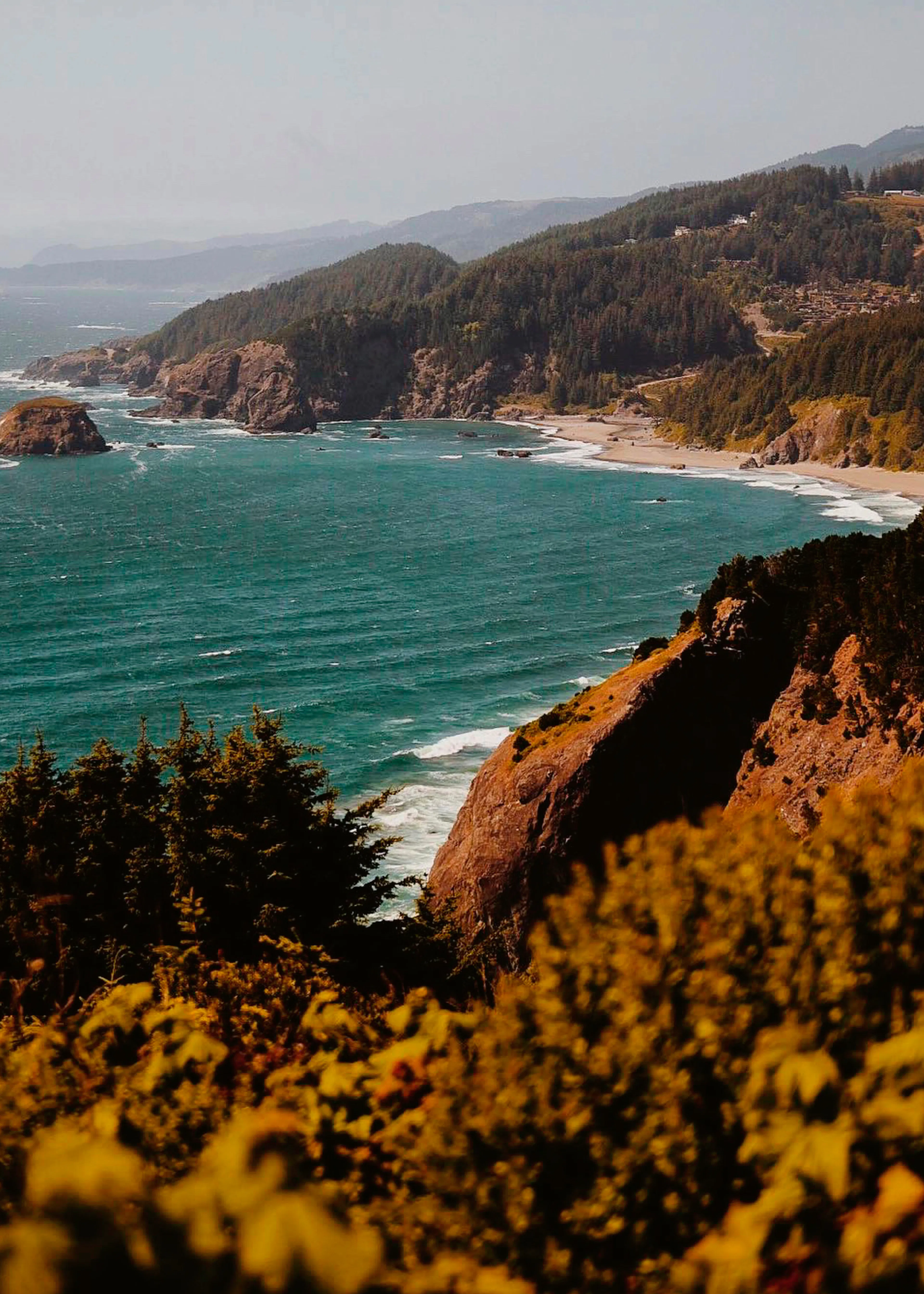 Breathtaking Serene Blue Coastal Escape Poster 0