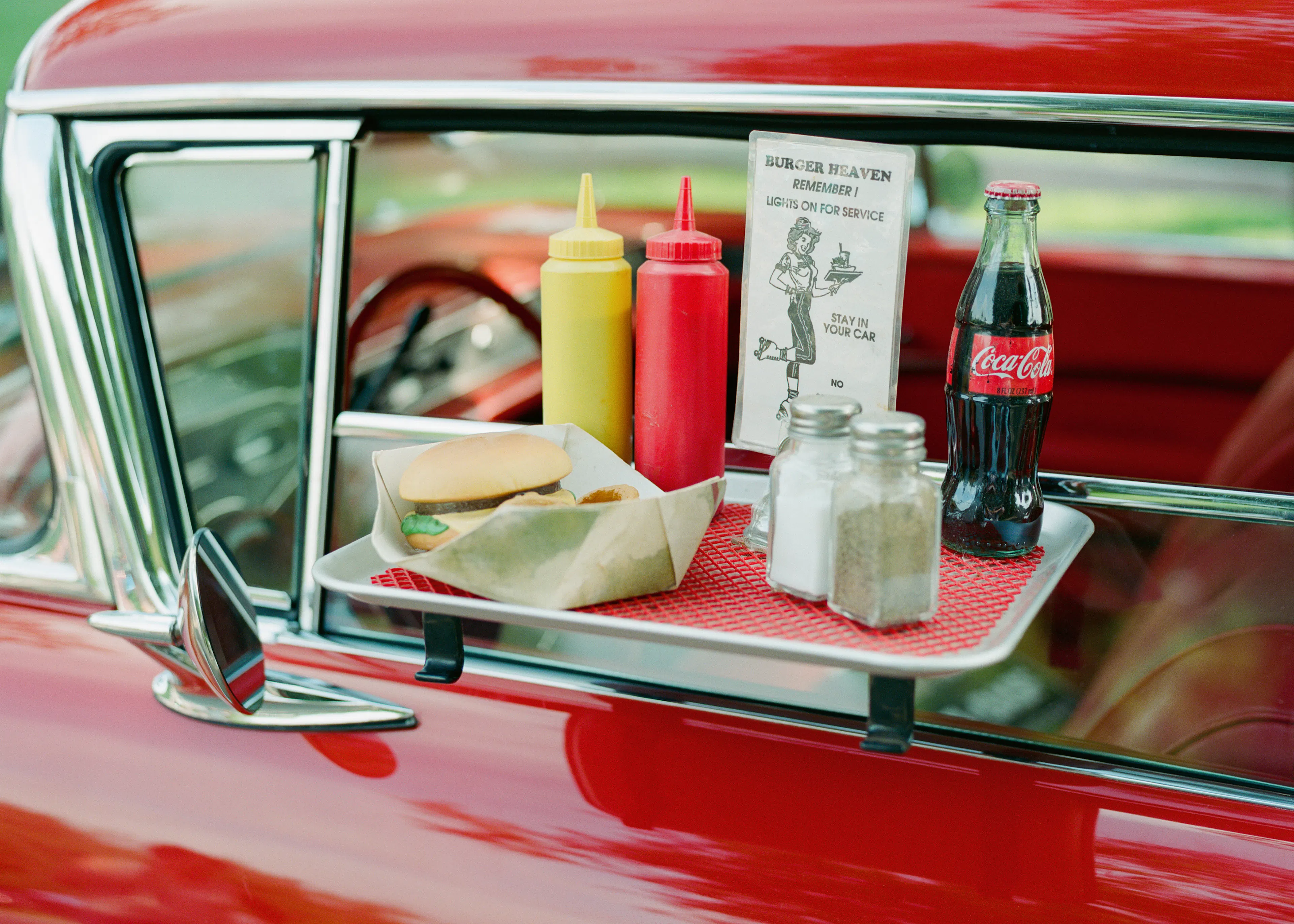 Rode Retro Diner Poster 0