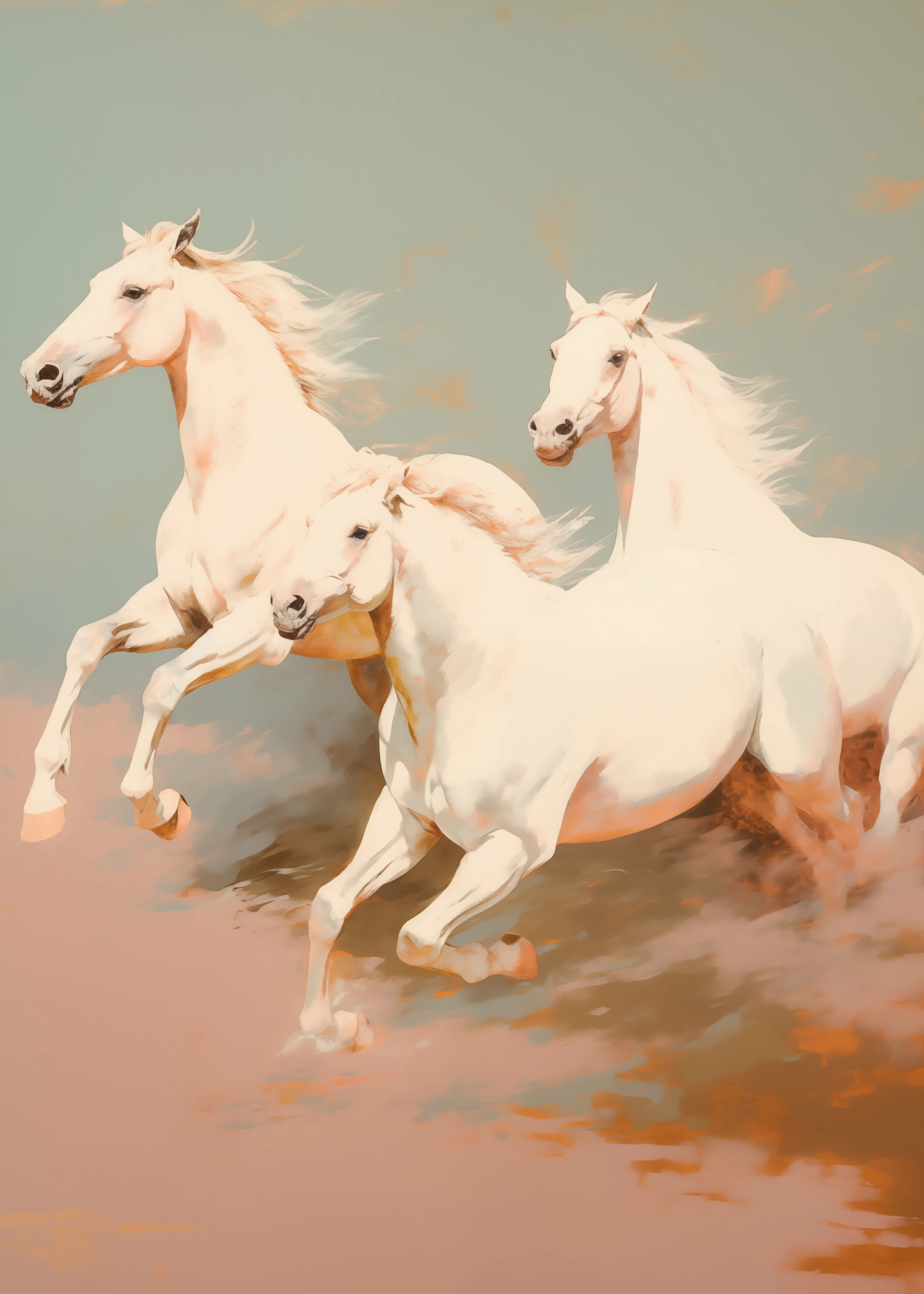 Majestic Stallions Poster 0