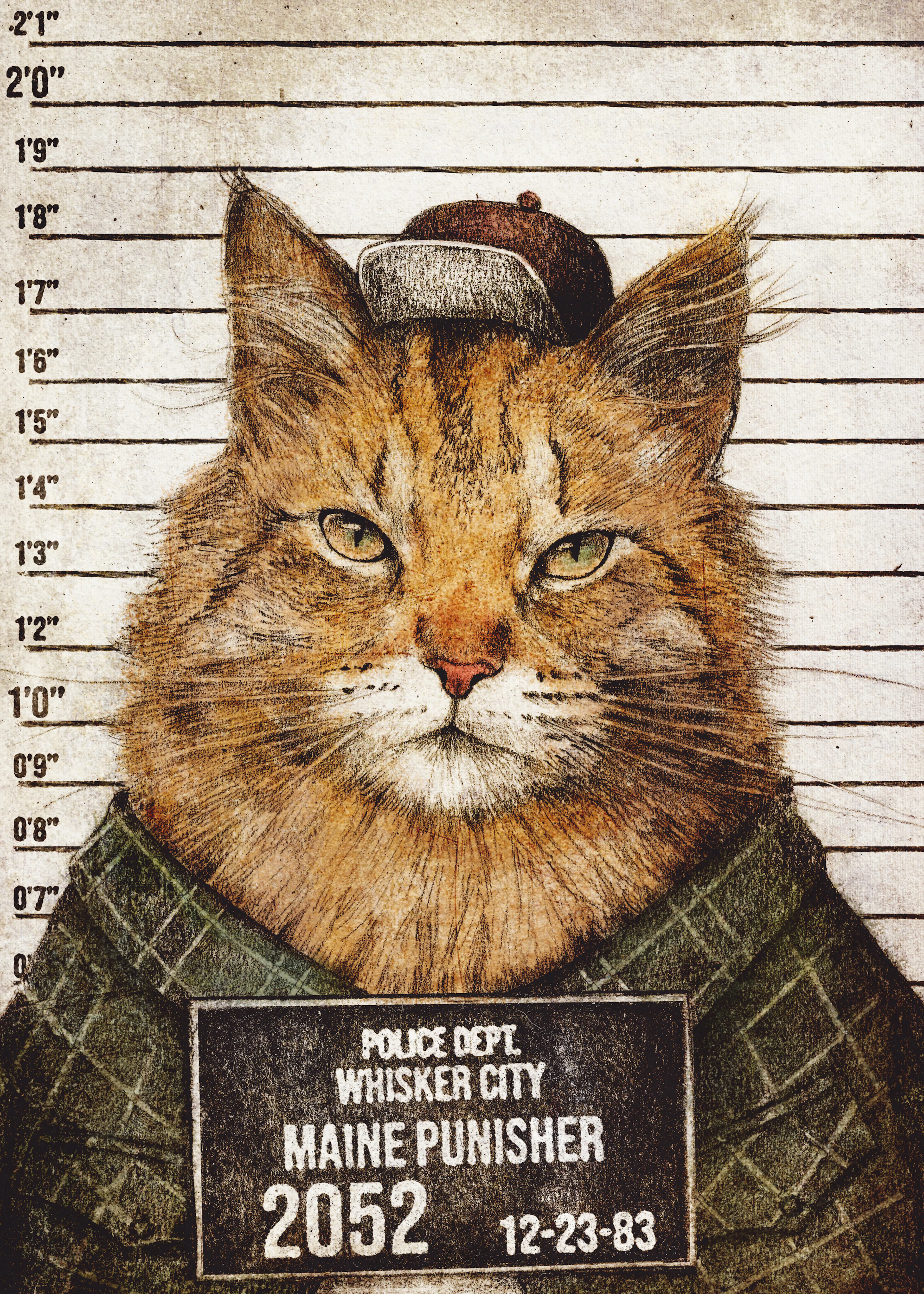 Mugshot Cat Poster 0