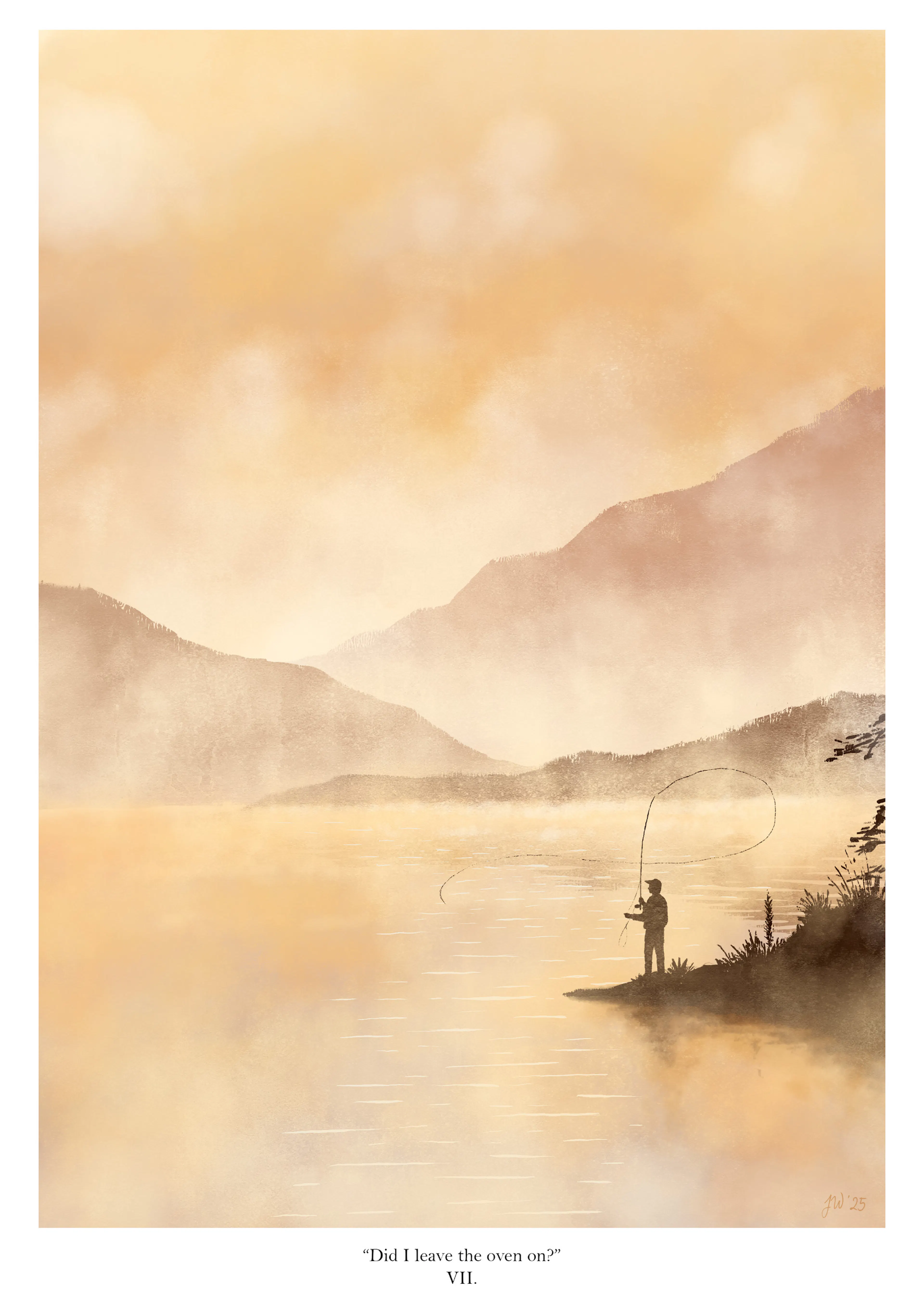Lever de Soleil Tranquille Poster 0