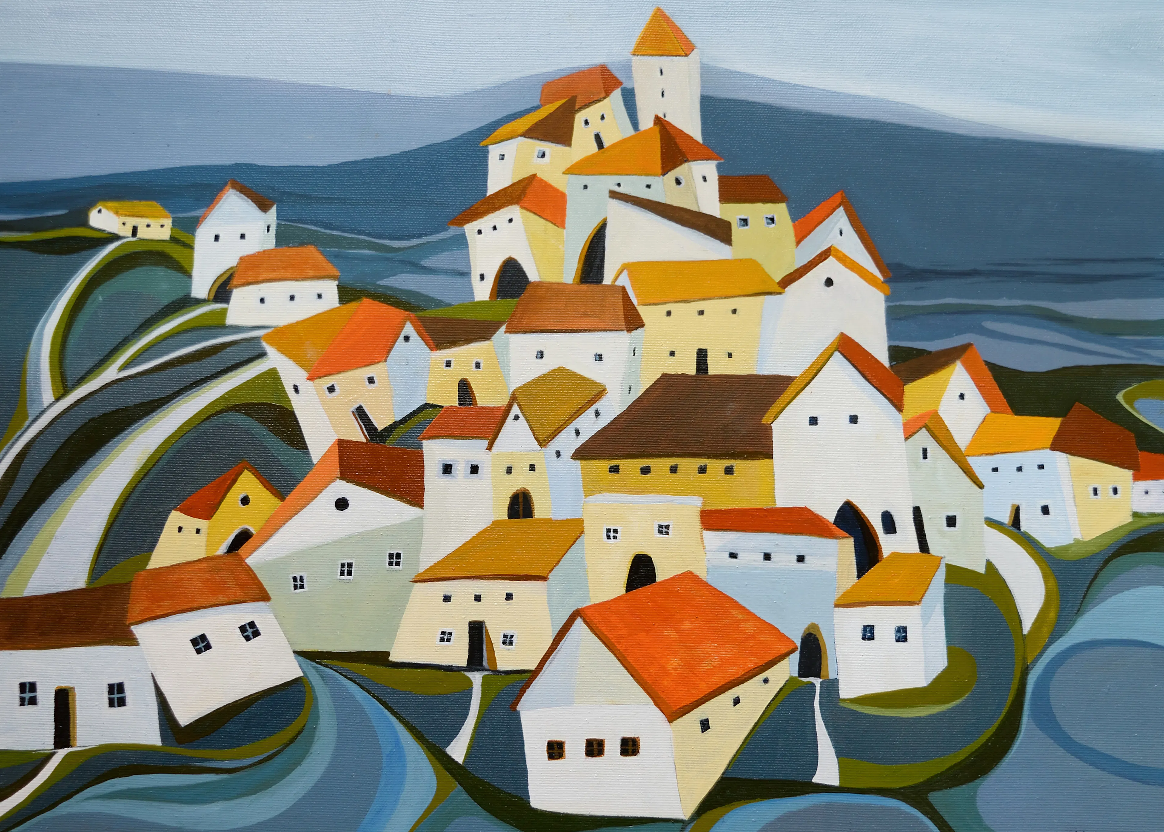 Village Côtier Poster 0