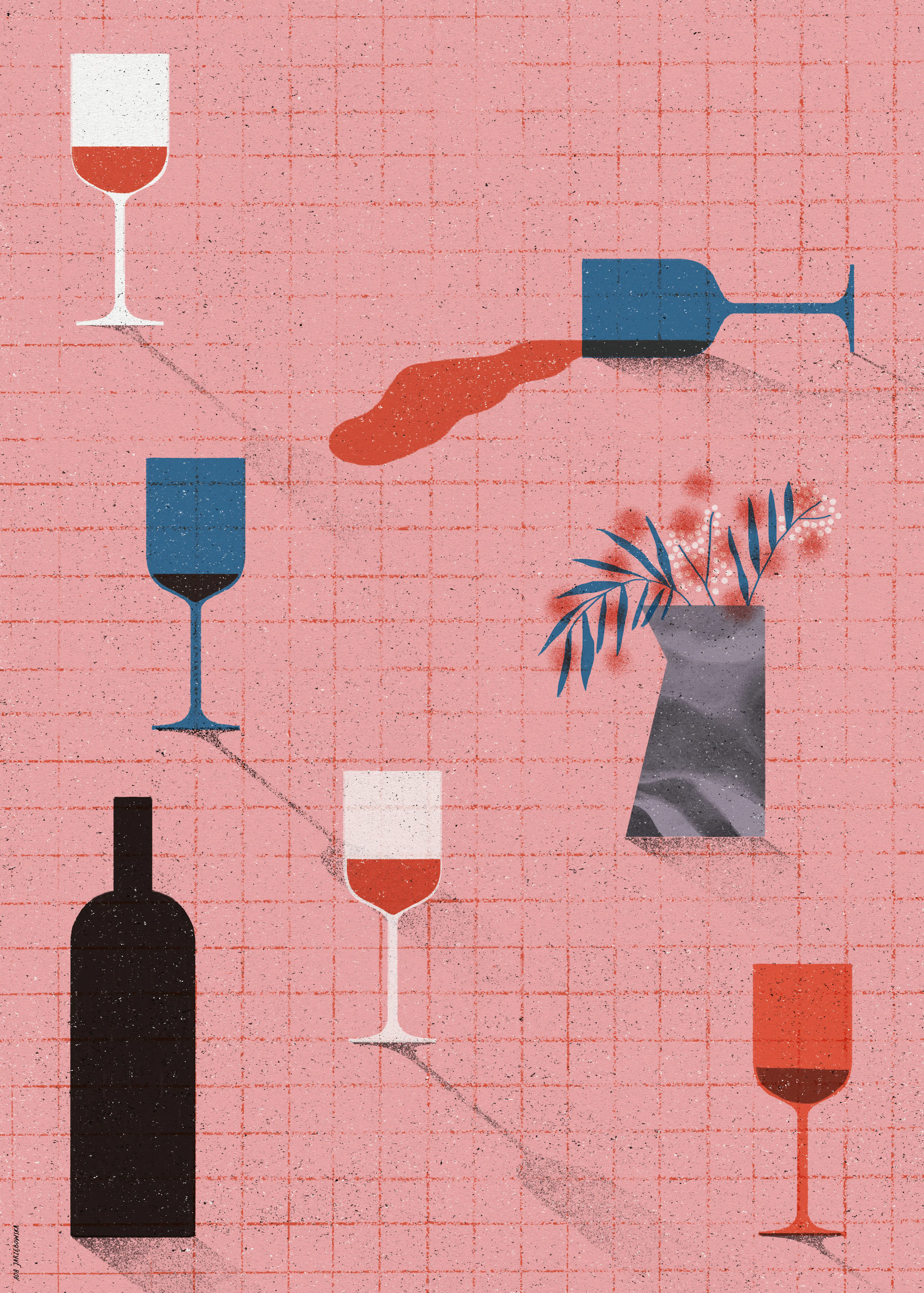 Red Wine Vibes Poster 0
