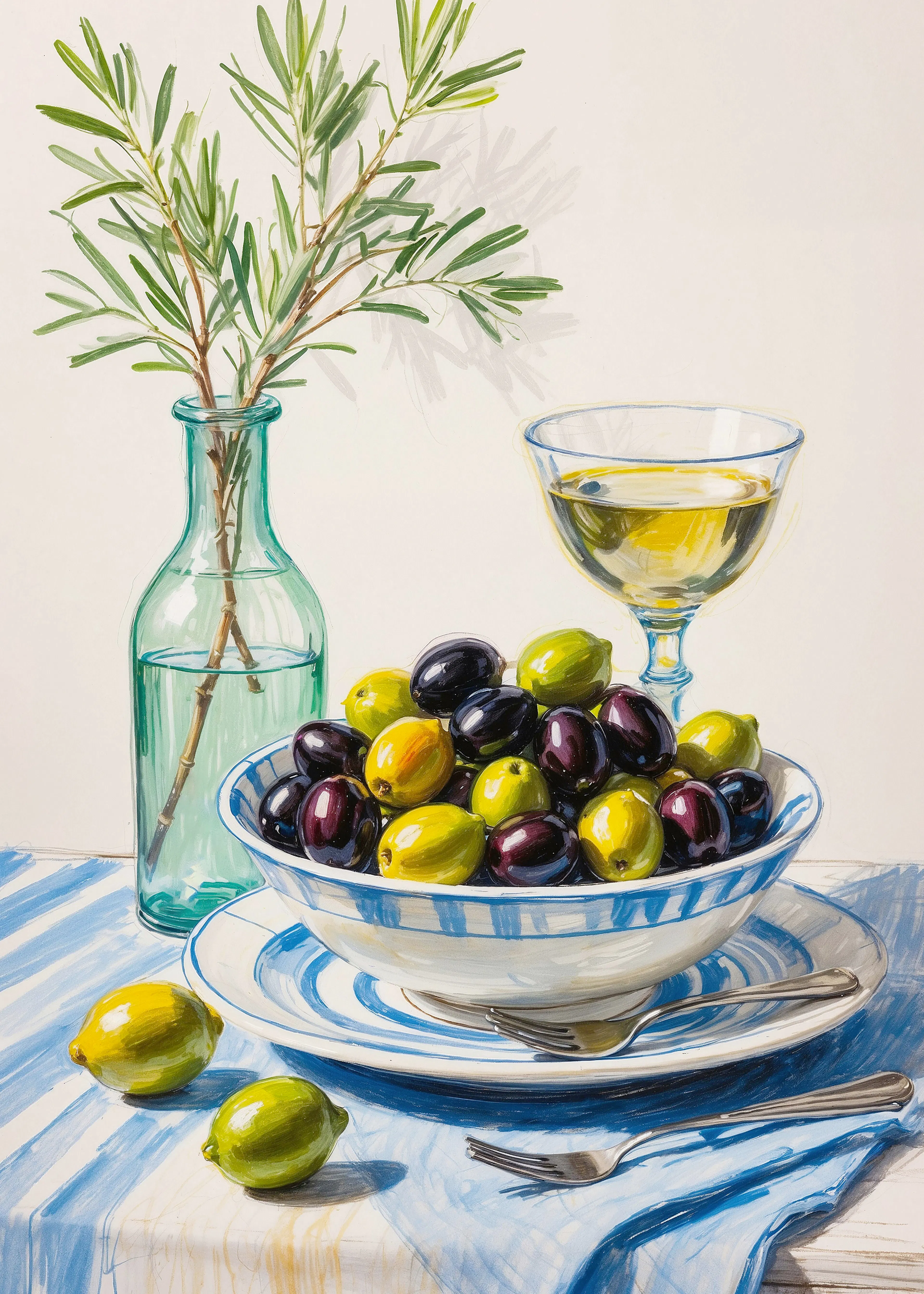 Olive Elegance Poster 0