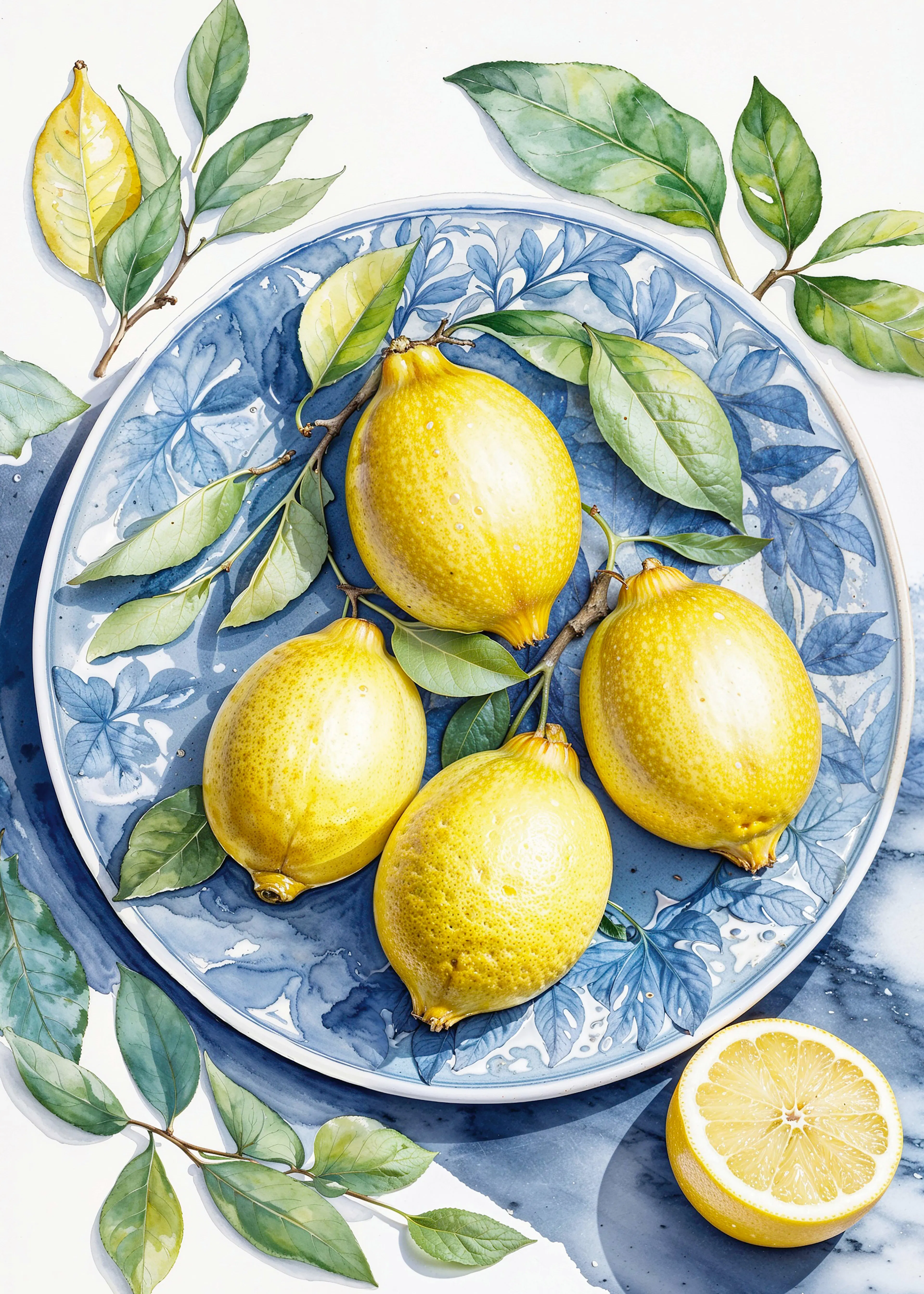 Lemon Elegance Poster 0