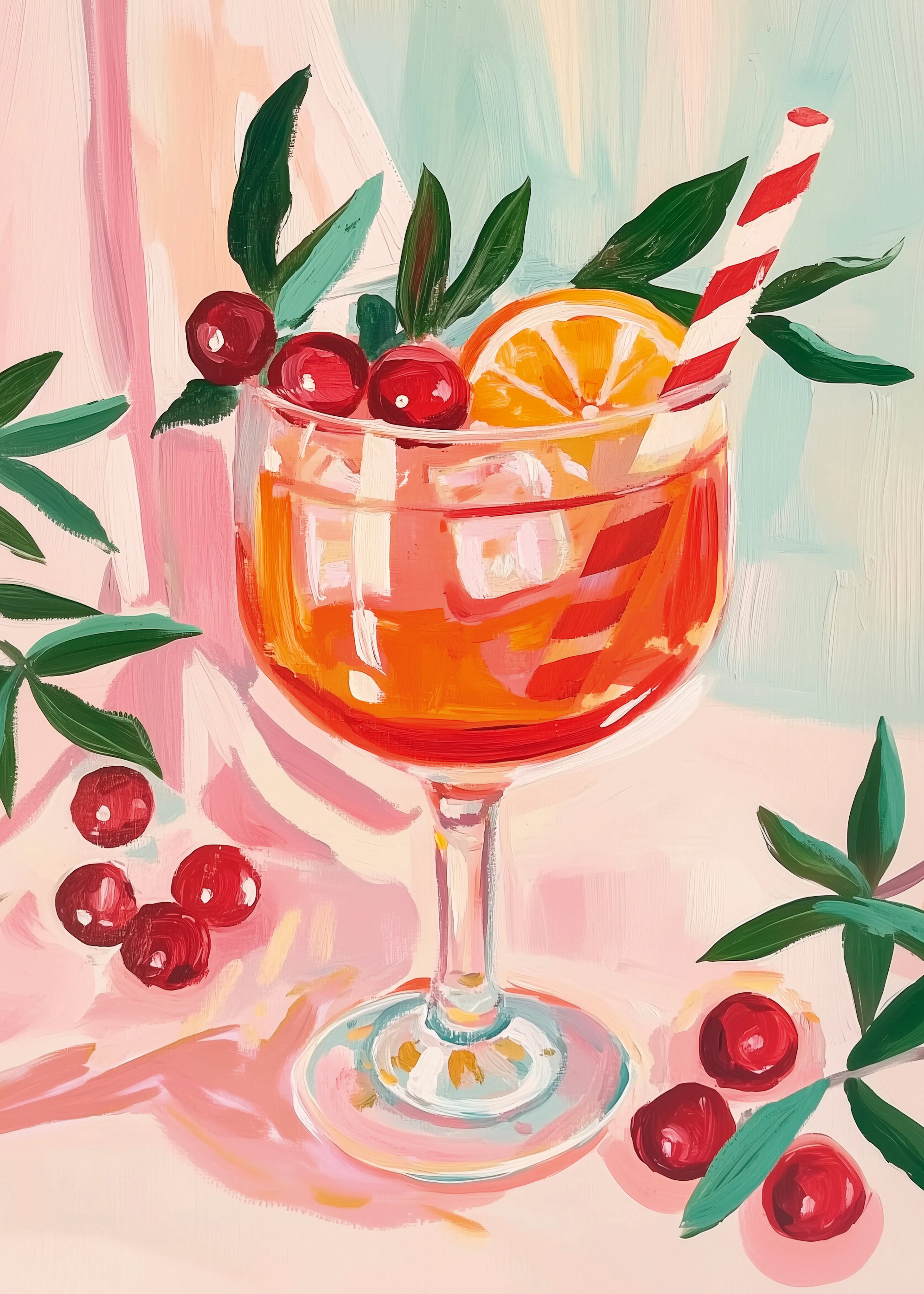 Festive Cocktail Poster 0