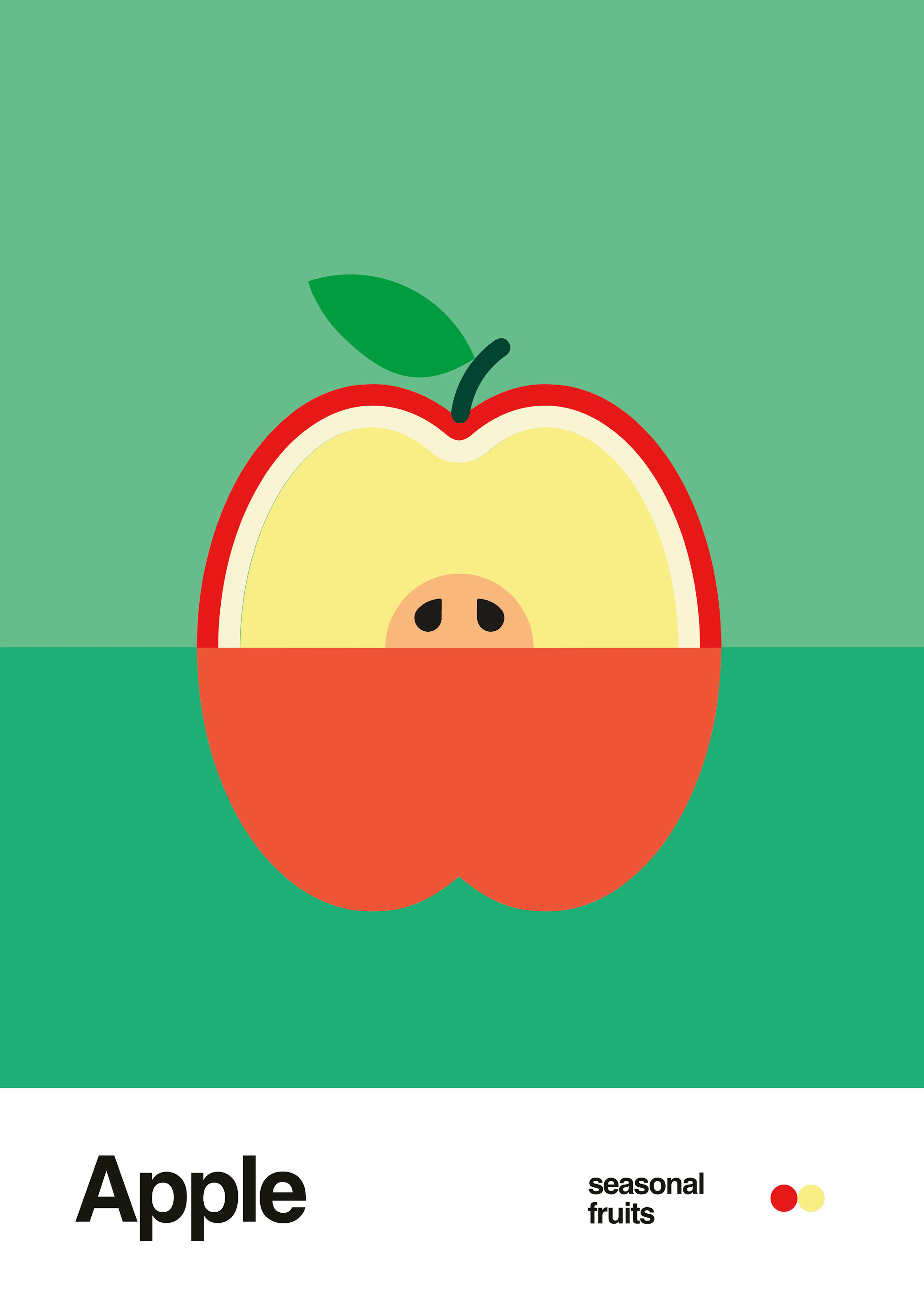 Apple Slice Poster 0