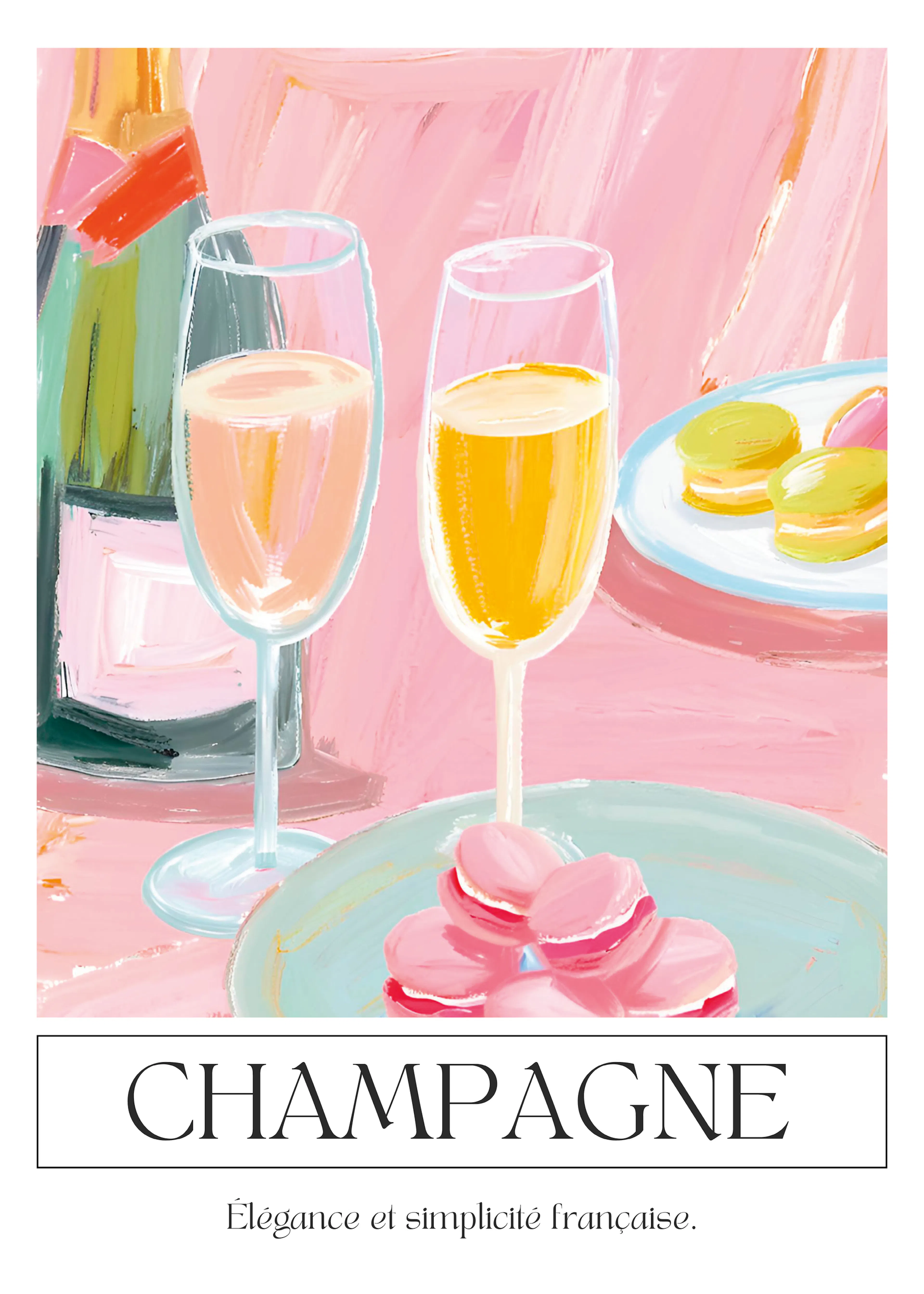 Champagne Elegance Poster 0
