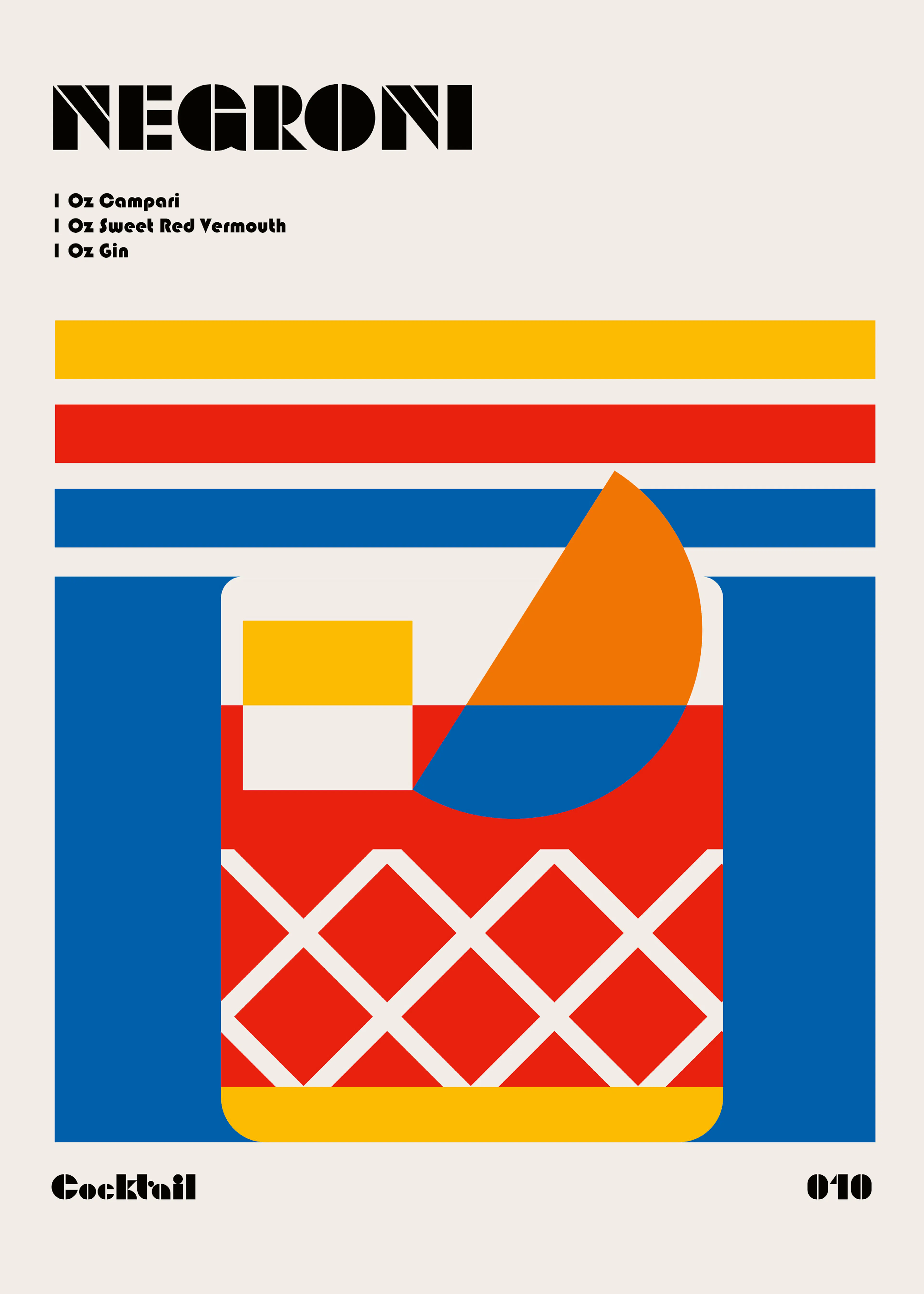 Blue Negroni Vibes Poster 0