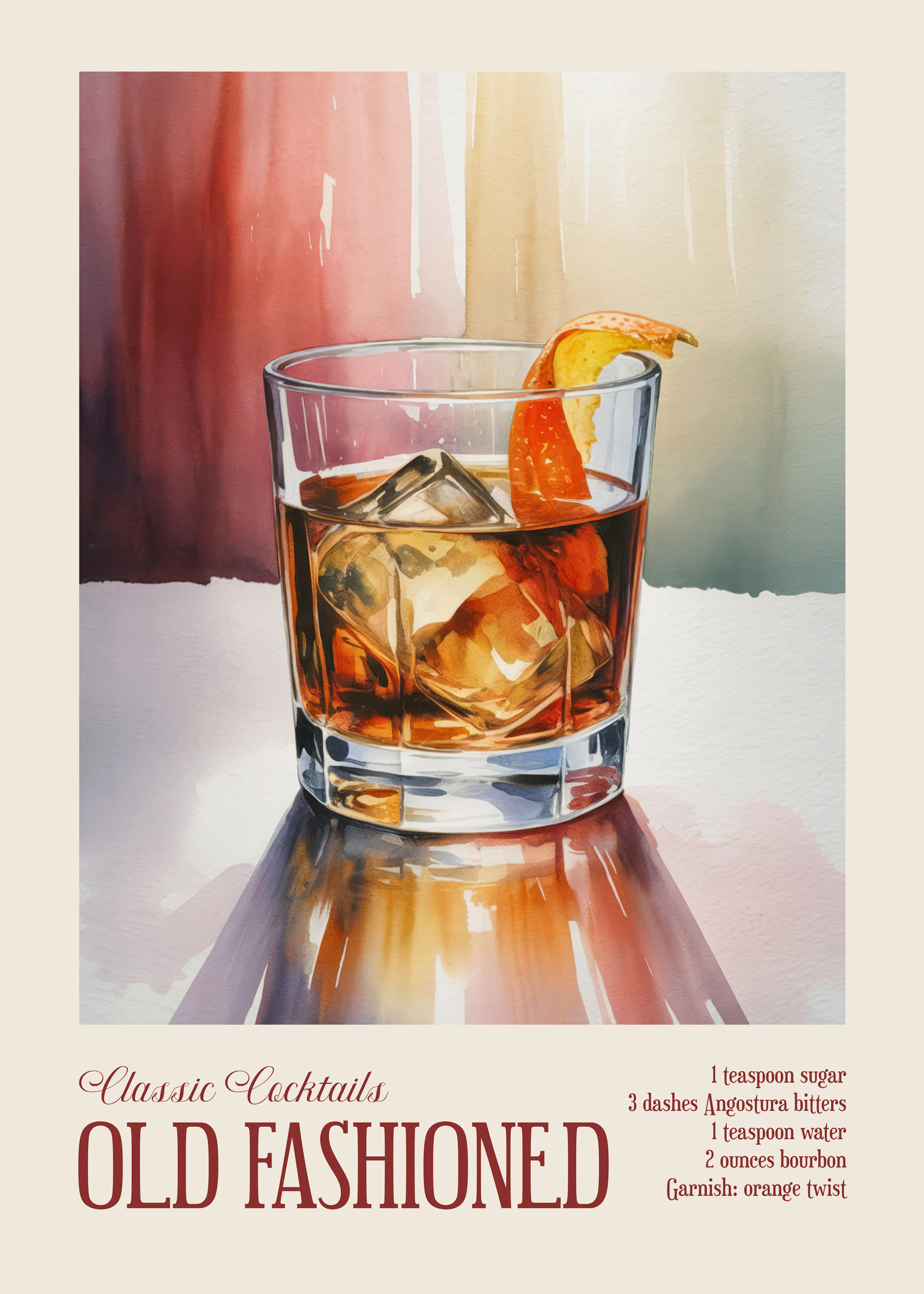 Classic Old Fashioned Poster 0