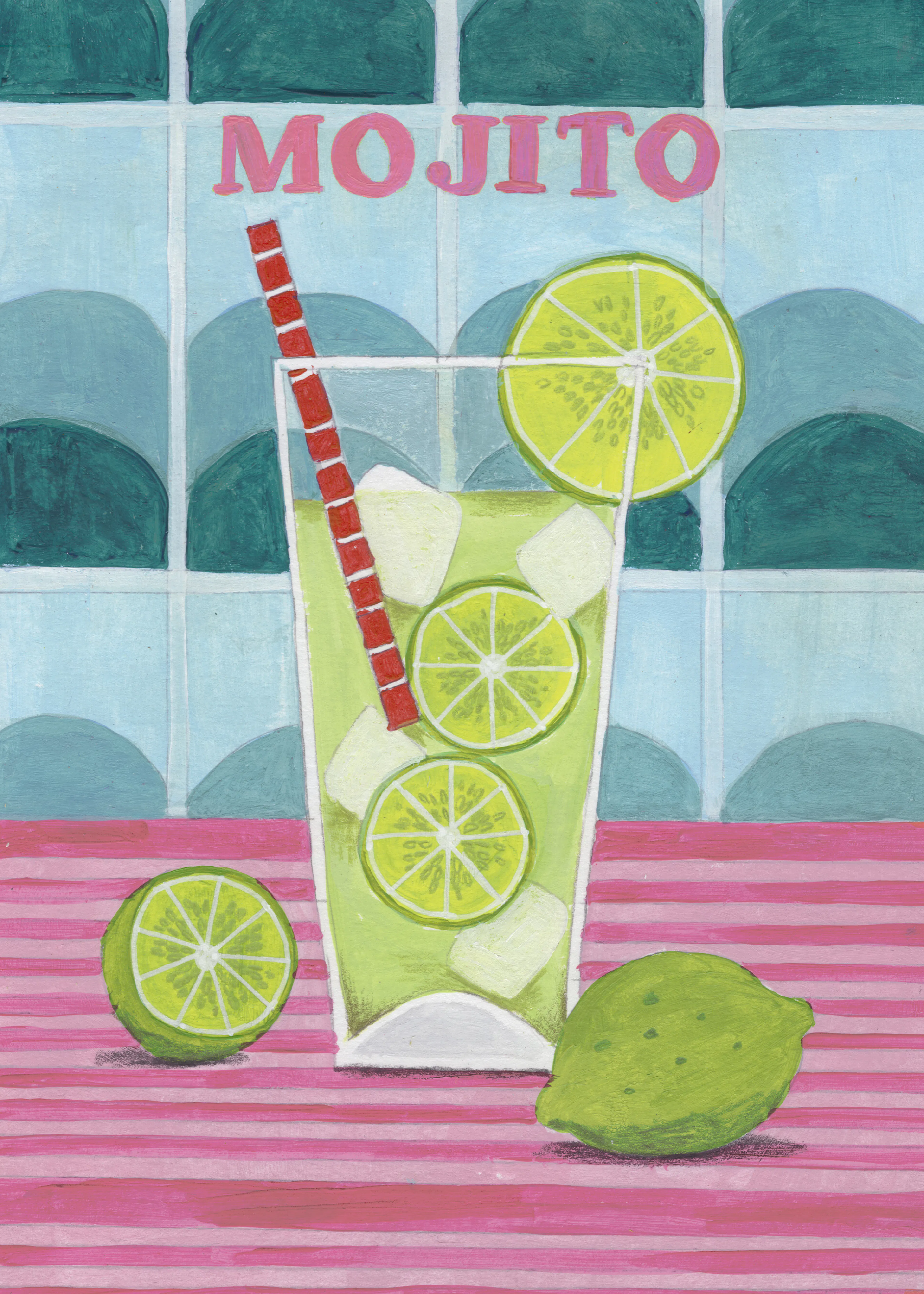 Green Mojito Refresh Poster 0