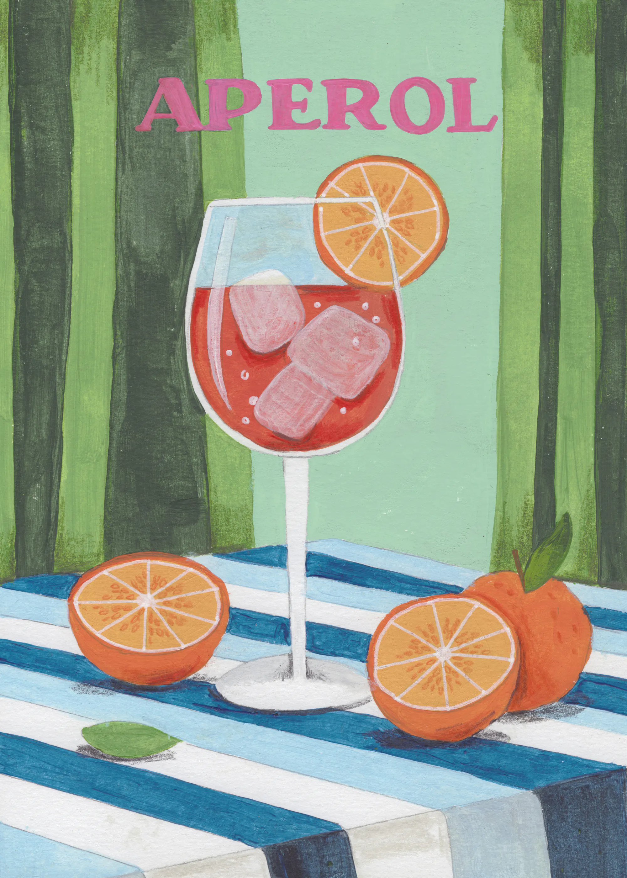 Refreshing Orange Aperol Spritz Poster 0