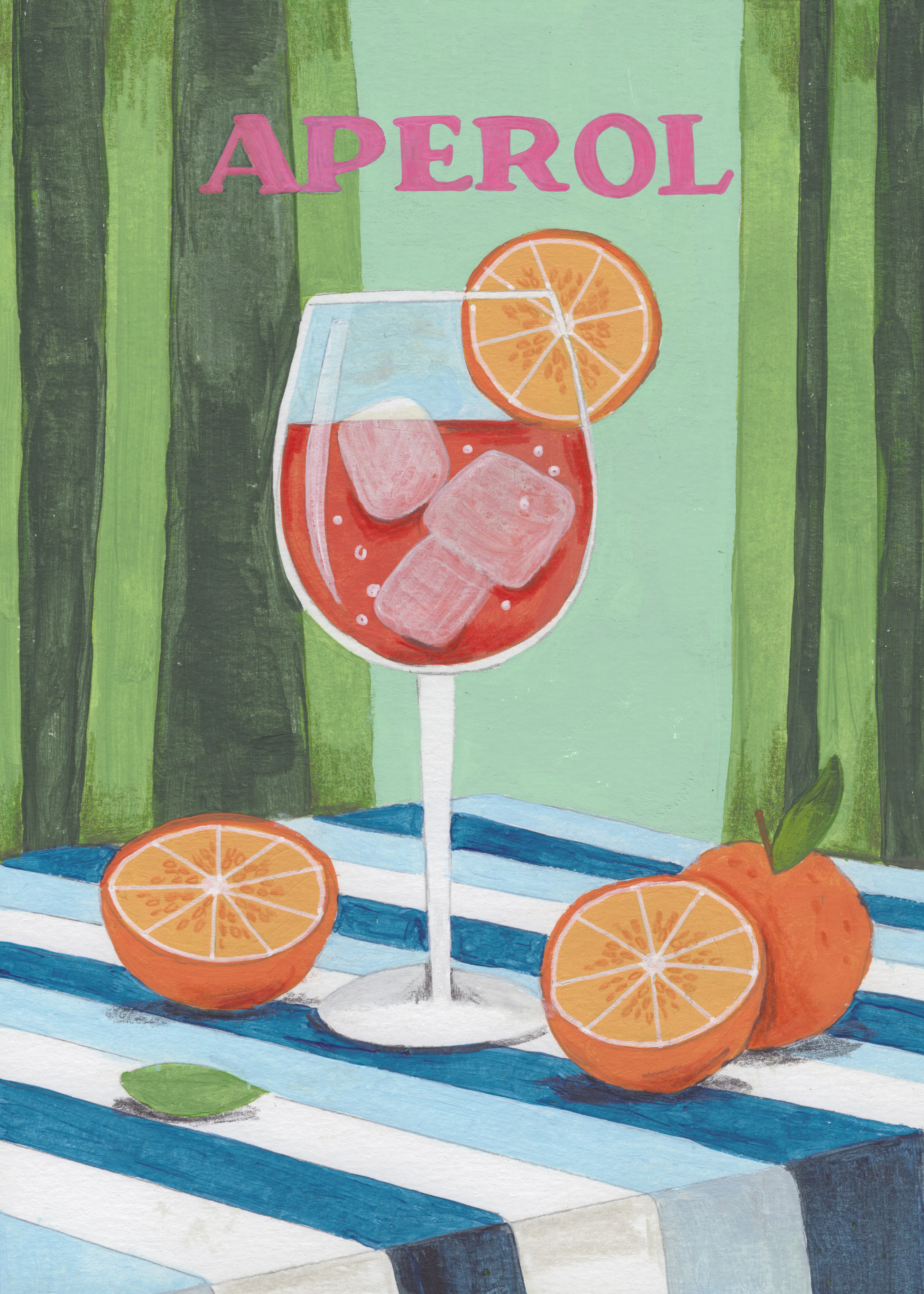 Refreshing Orange Aperol Spritz Poster 0