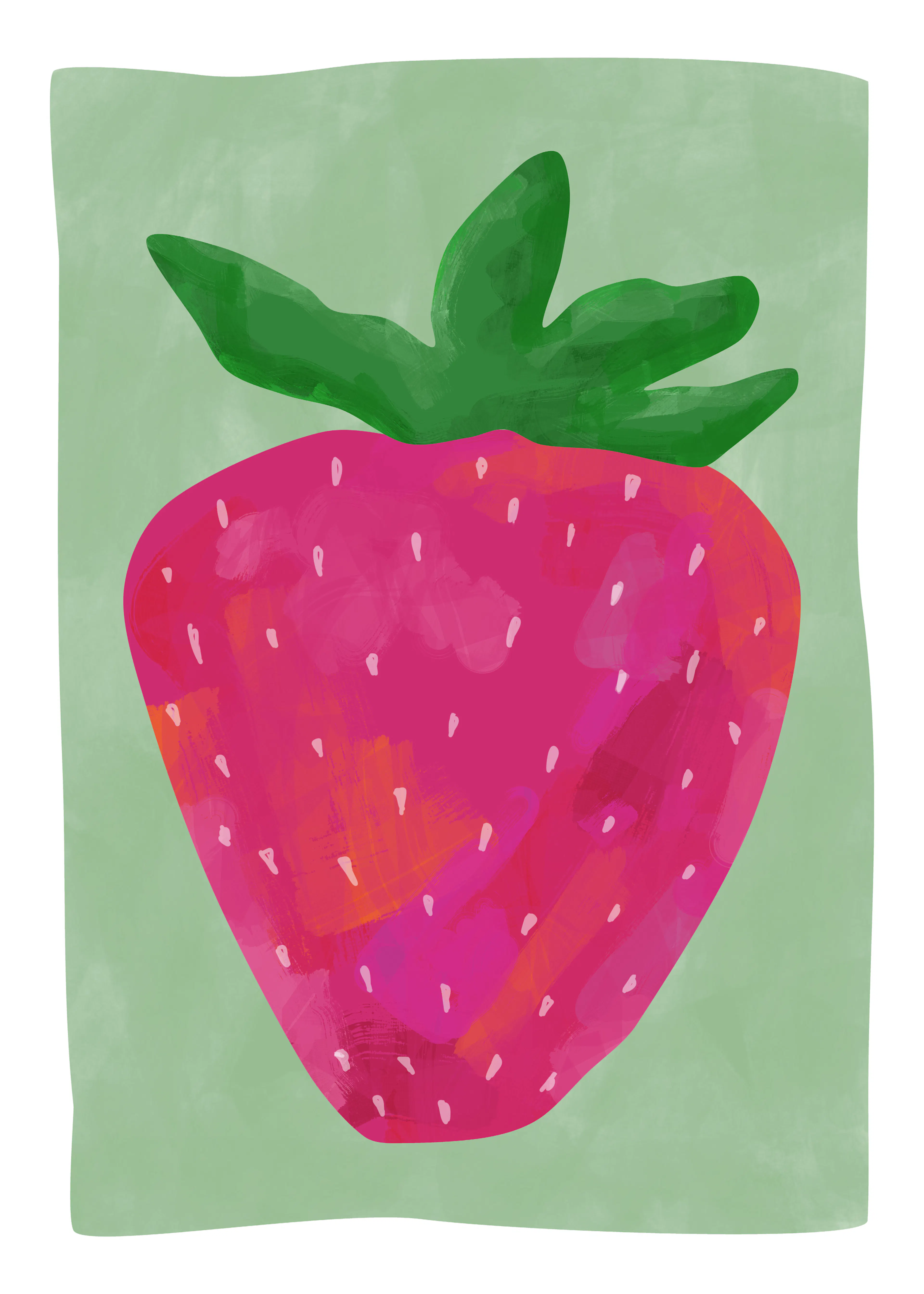 Red Strawberry Delight Poster 0