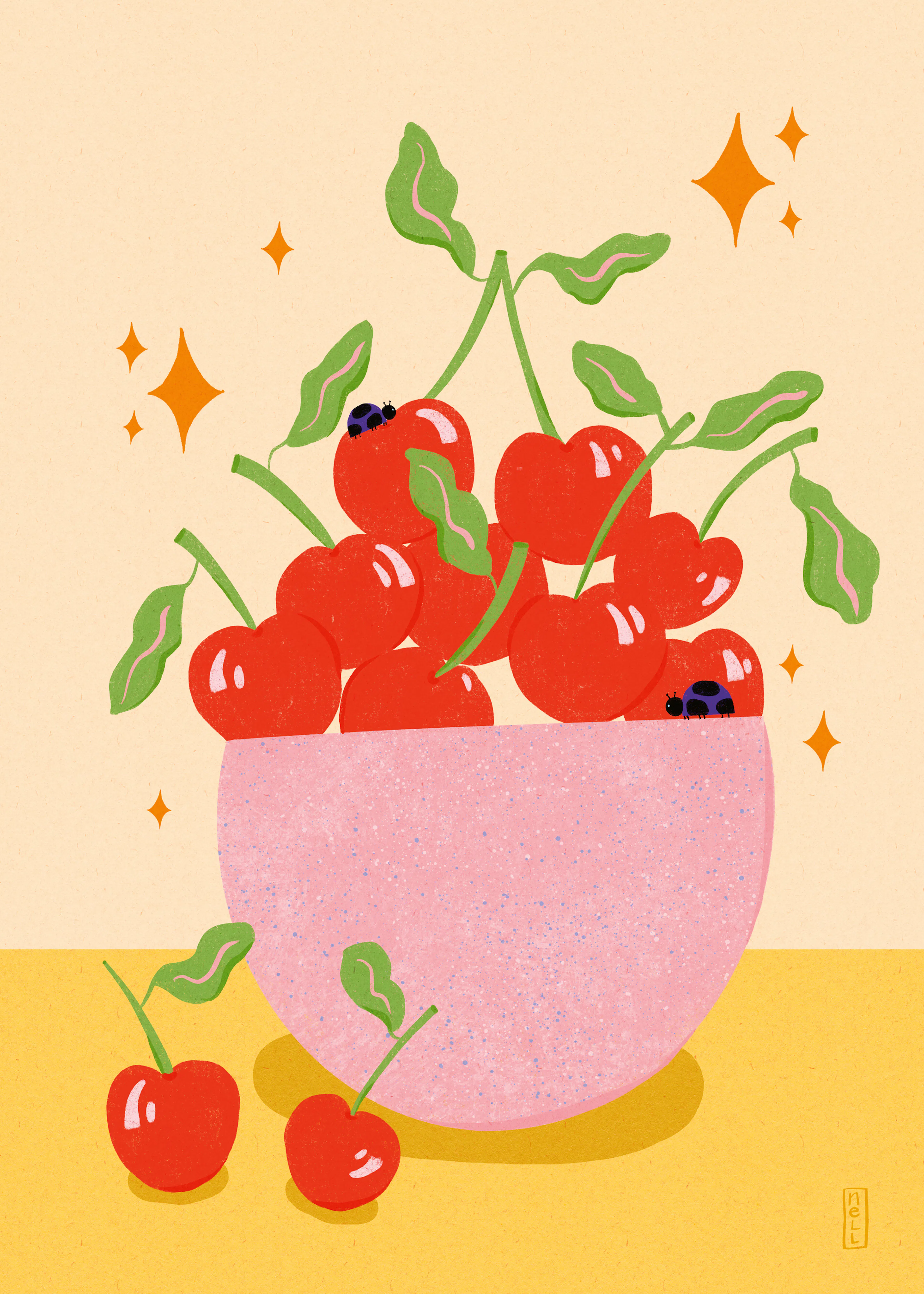 Red Cherry Delight Poster 0