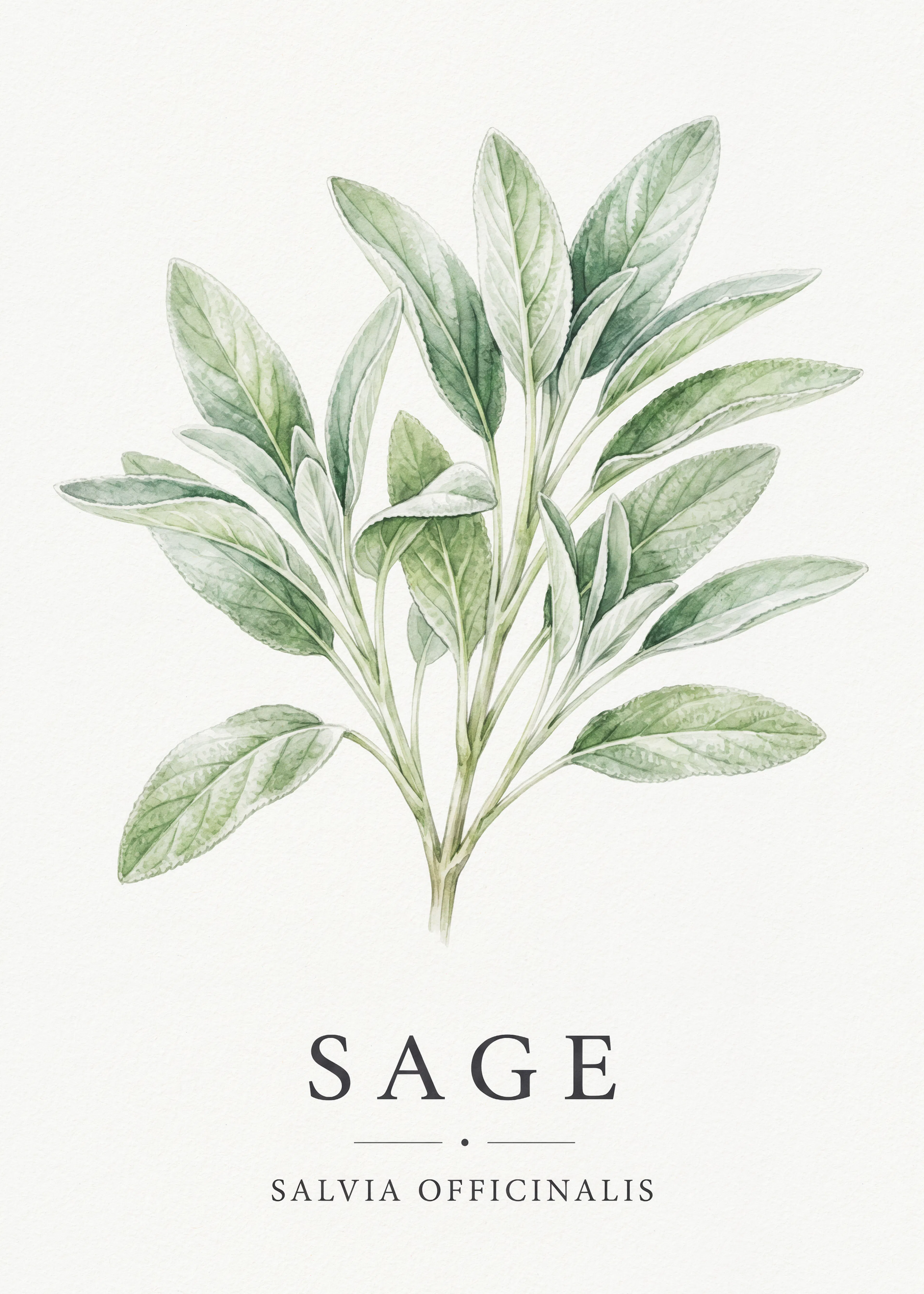Feuilles de Sauge Poster 0
